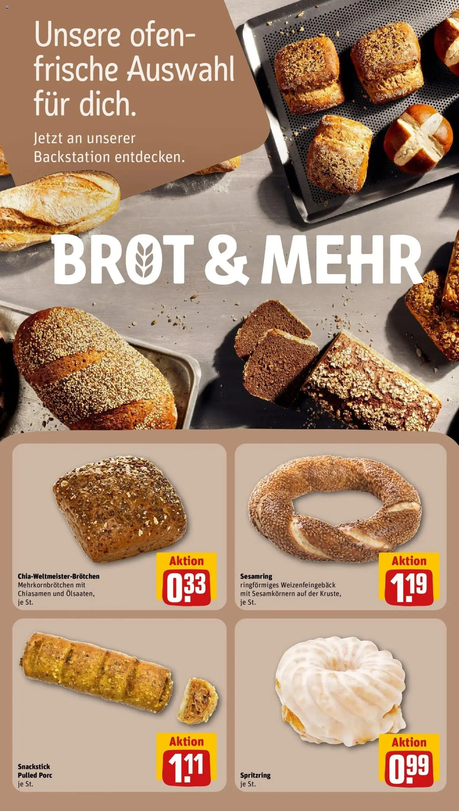 Rewe Prospekt Möhnesee / Körbecke – gültig ab 31.08.2026 | Seite: 34 | Produkte: Ofen, Brot