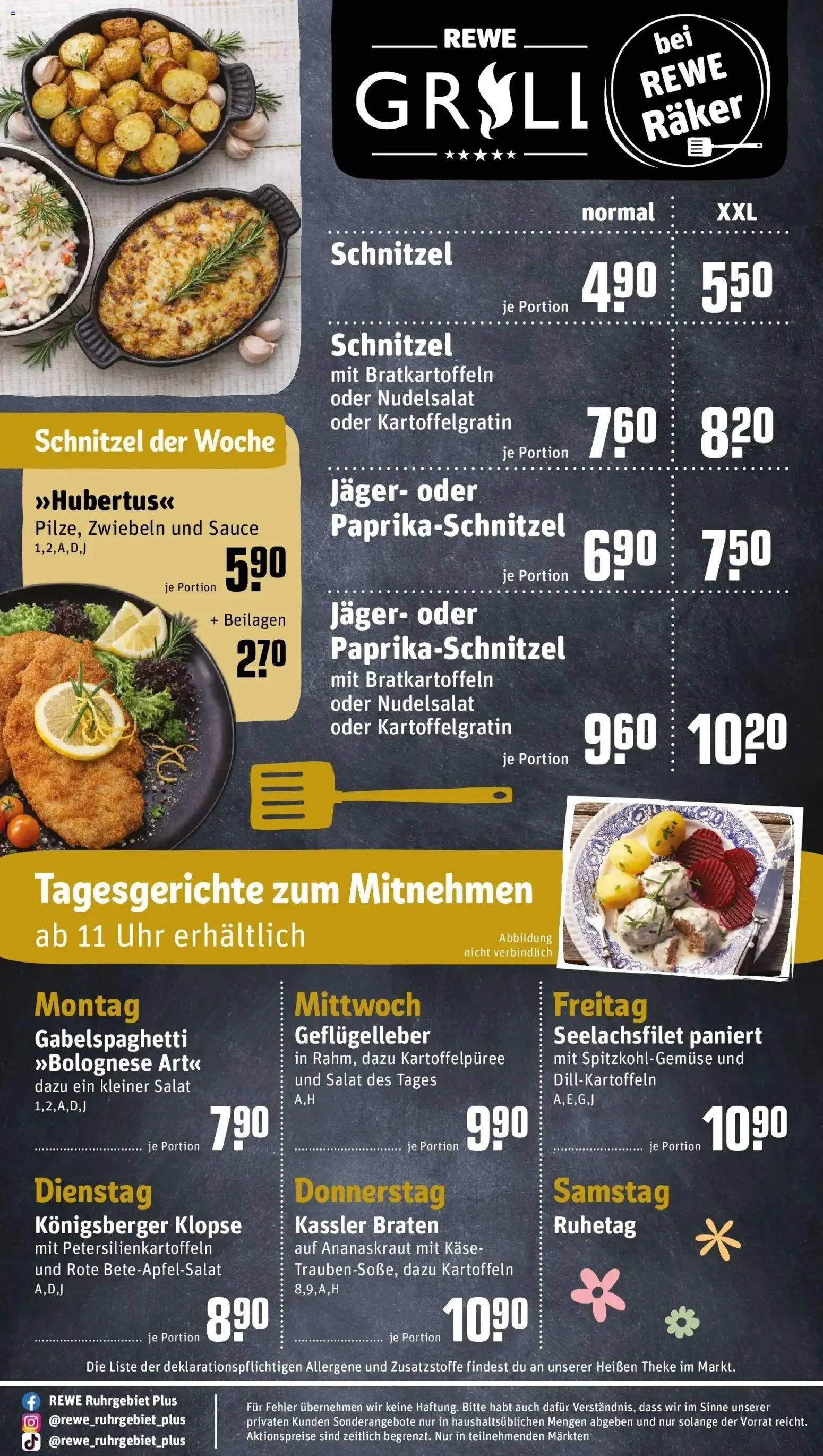 REWE Prospekt ab 17.08.2026 zum Blättern » Angebote | Seite: 32 | Produkte: Beilagen, Käse, Kartoffeln, Salat