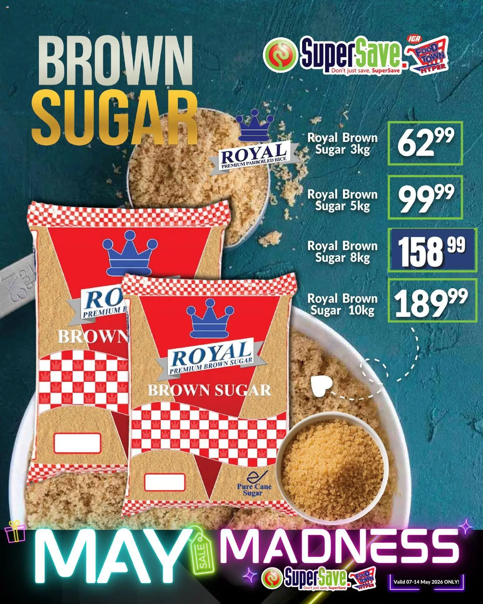 New Super Save catalogue – valid from 07.05.2026 | Page: 19 | Products: Rice, Sugar