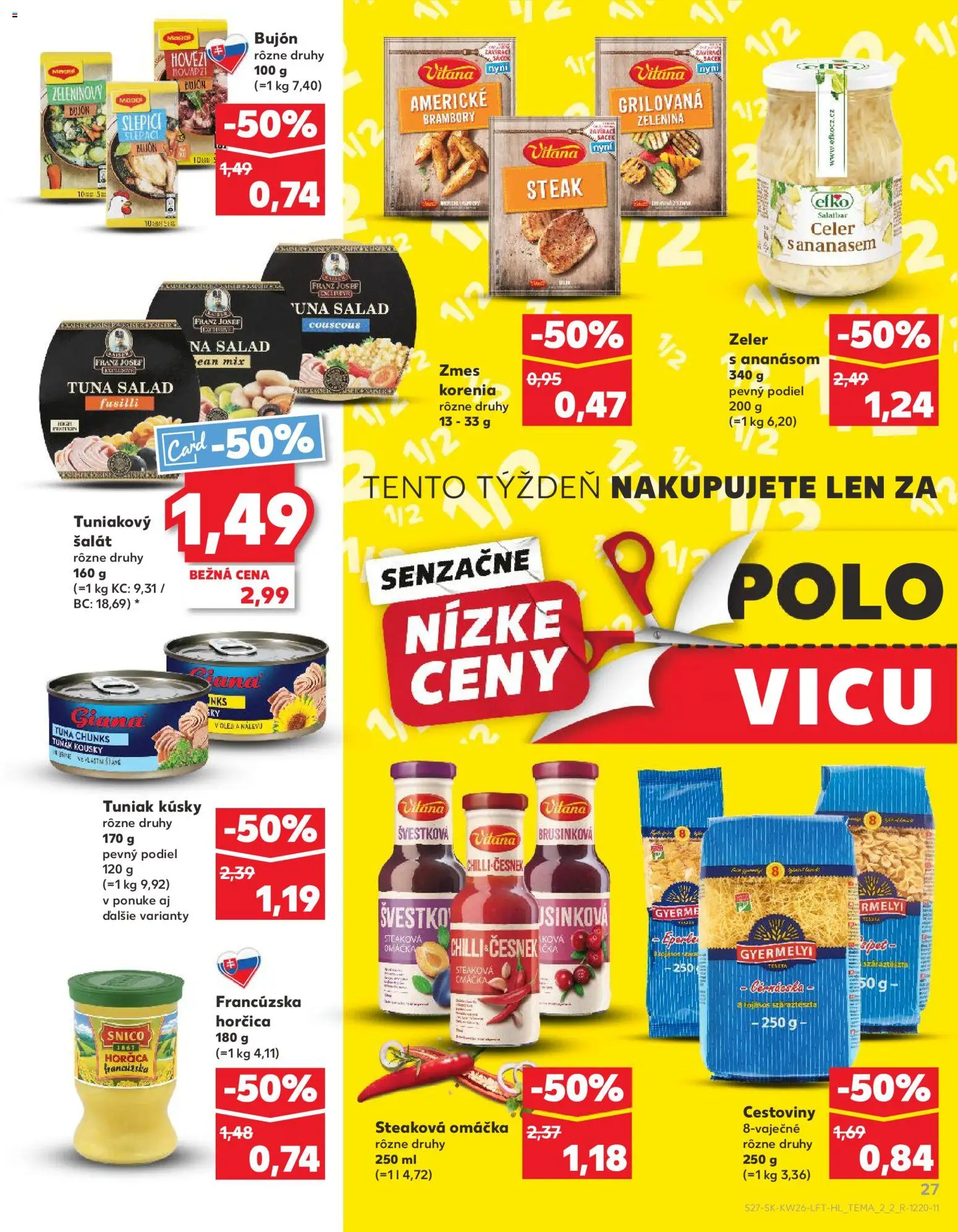 Nové Kaufland akcie – leták je platný od 25.06.2026 | Strana: 27
