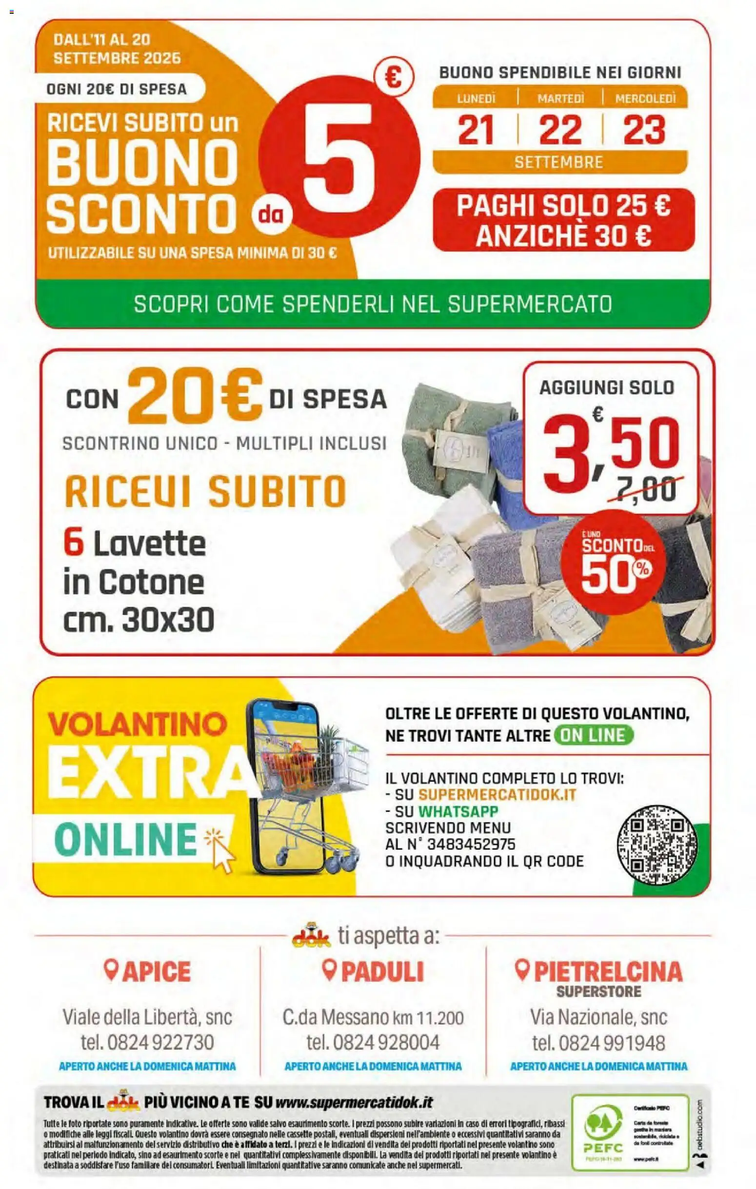 Volantino DOK del 11/09/2026 | Pagina: 20 | Prodotti: Tè