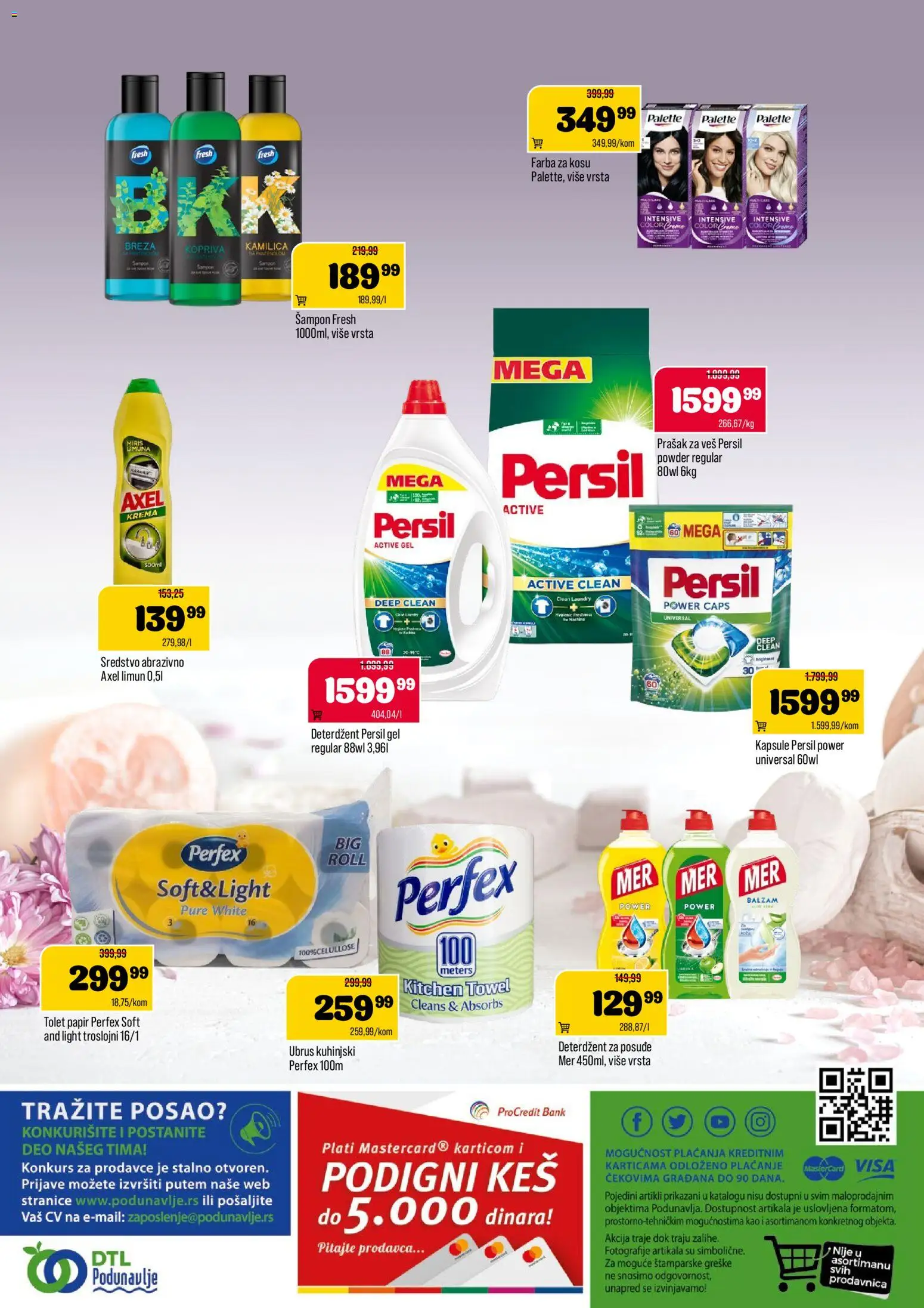 Podunavlje katalog - važi od 20.05.2026 | Strana: 12 | Proizvode: Deterdžent, Farba za kosu, Krema, Persil