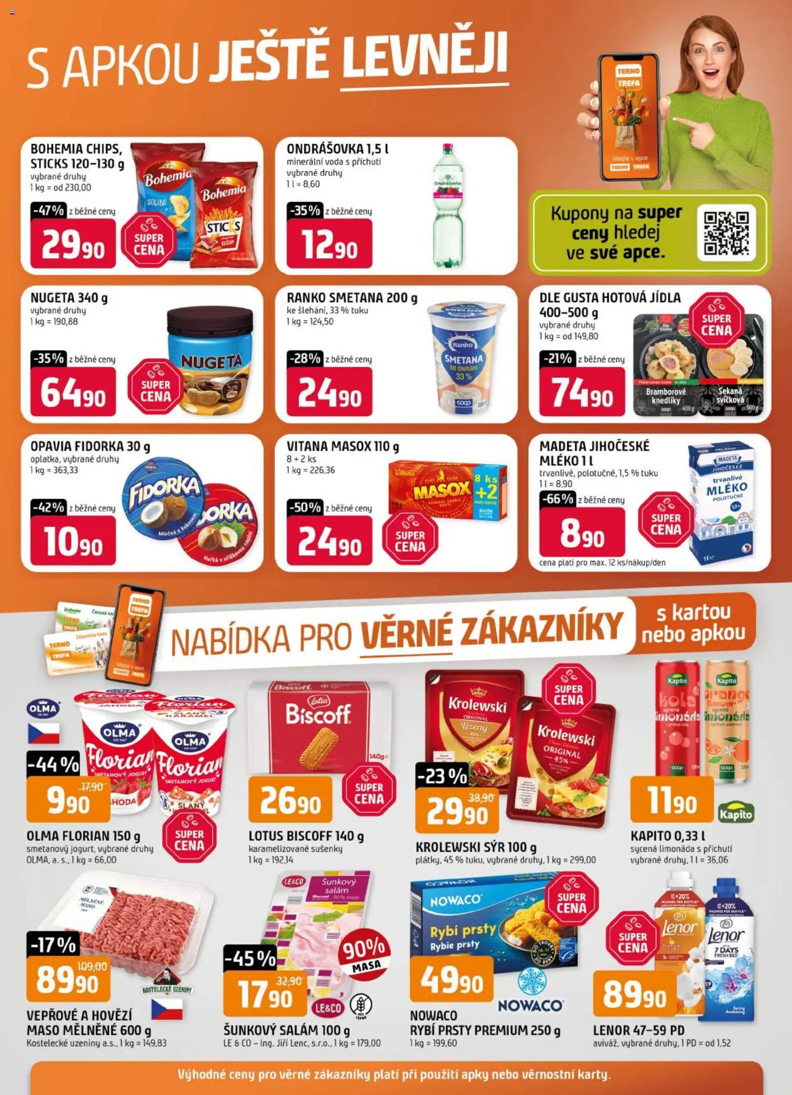 Trefa leták od 16.09.2026 | Strana: 12 | Produkty: Voda, Sekaná, Nugeta, Masox