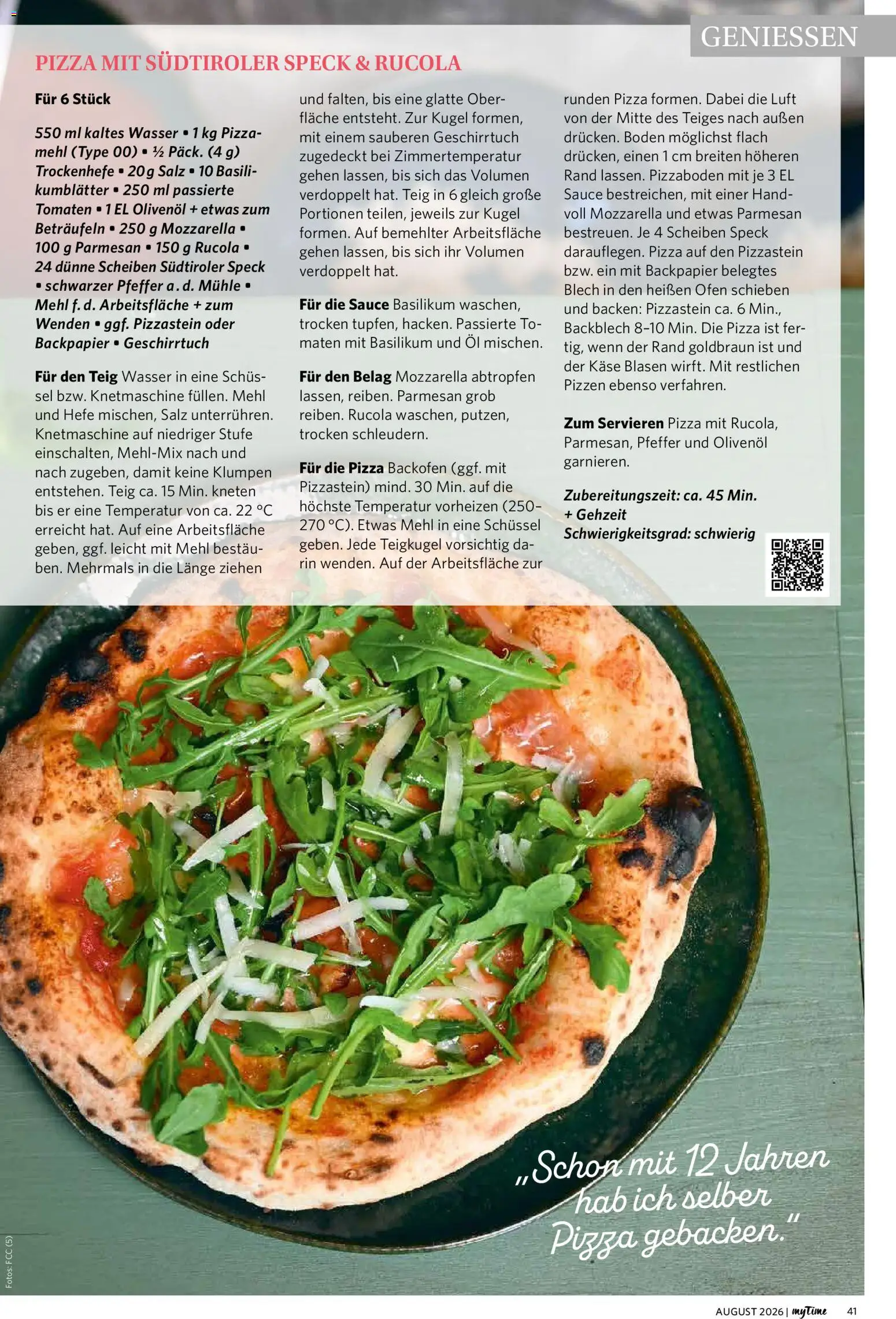 Famila Nordwest myTime August 2026 – gültig ab 01.08.2026 | Seite: 41 | Produkte: Olivenol, Wasser, Pfeffer, Pizza