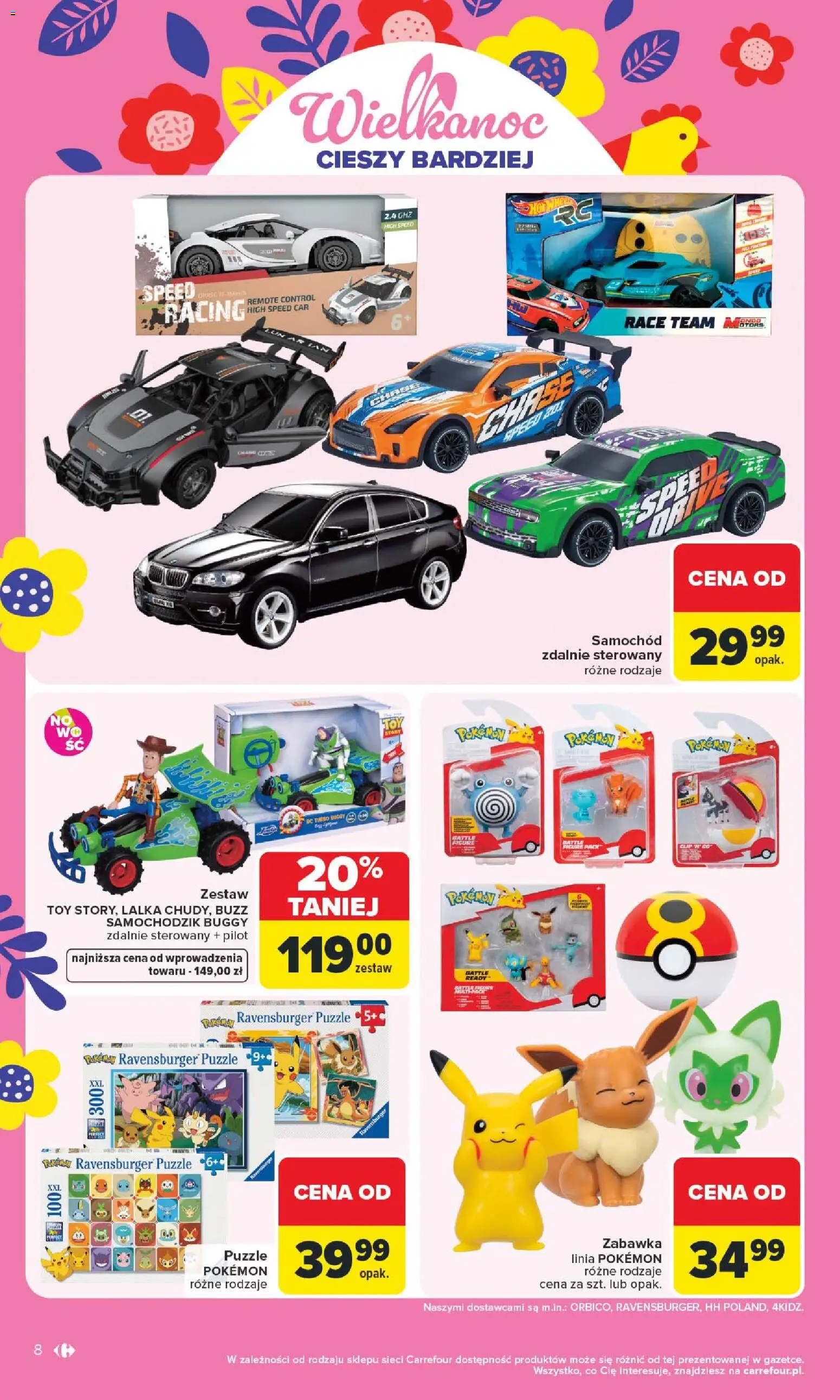 Carrefour gazetka - Łap Wielkanocne okazje od 16.03.2026 | Strona: 8 | Produkty: Lalka