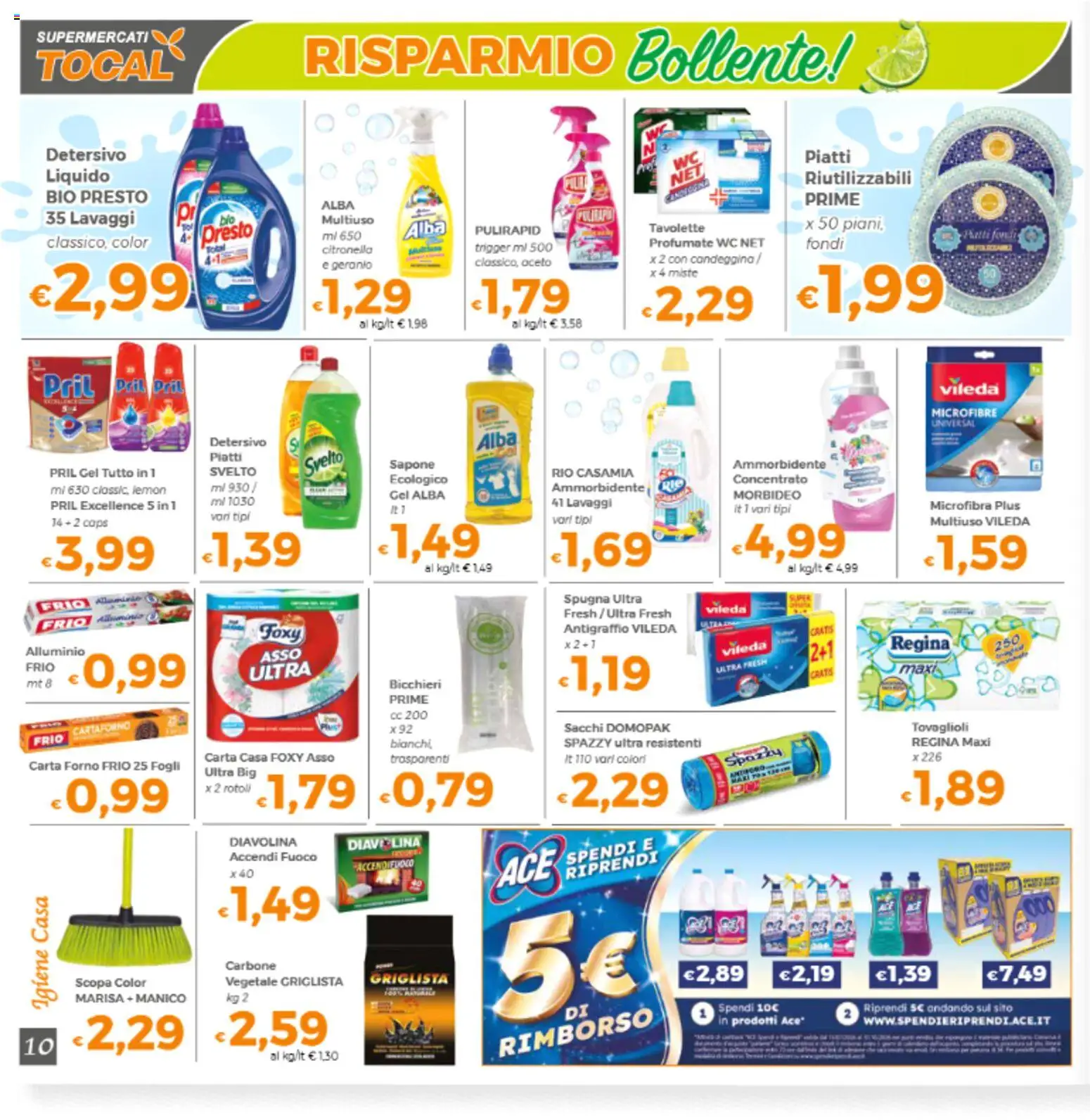 Volantino Tocal del 31/07/2026 | Pagina: 10