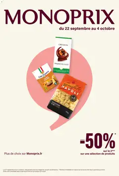 Monoprix - Prévisualisation de Monoprix catalogue valide à partir de 22/09/2026