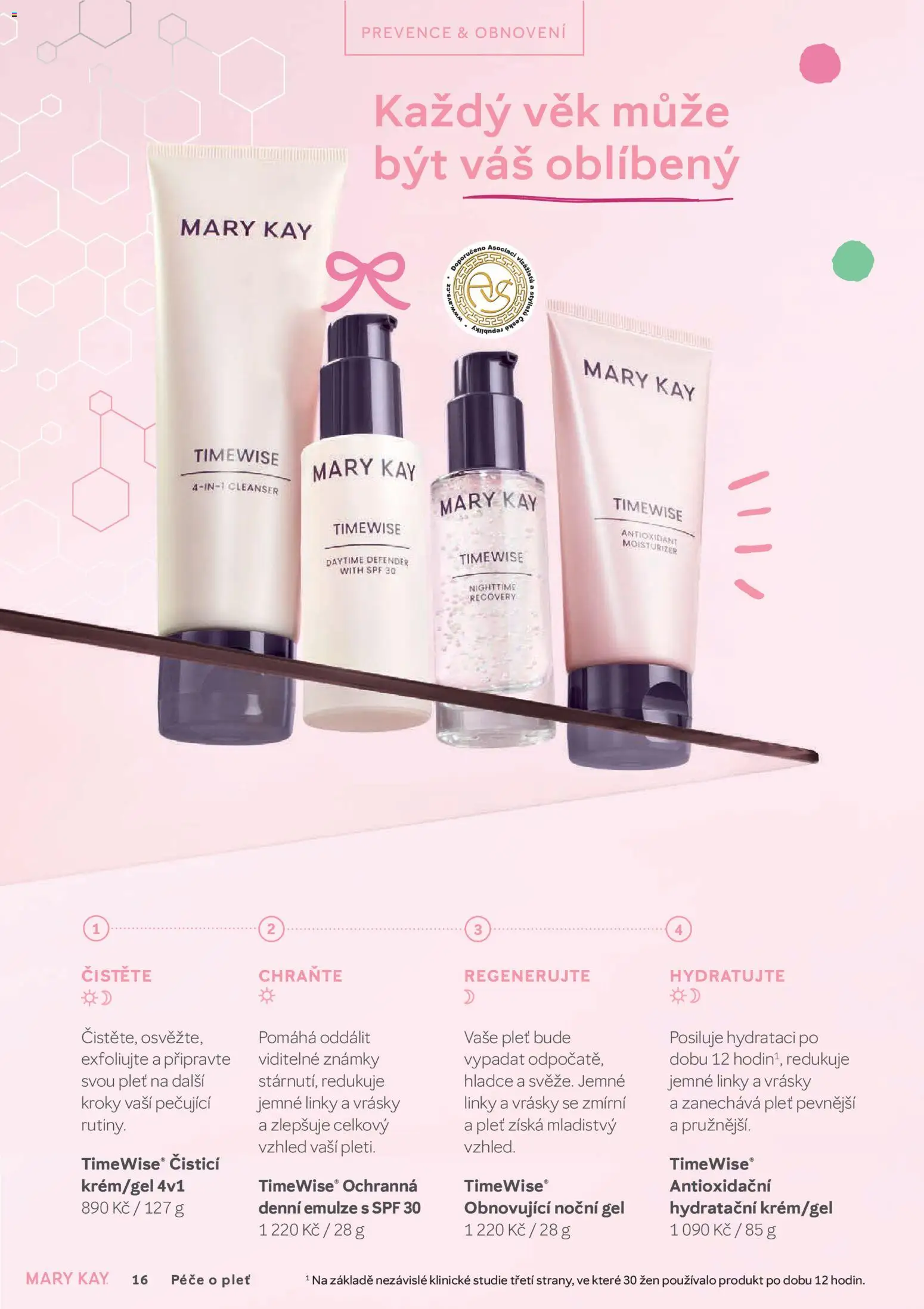 Mary Kay kniha o kráse od 30.09.2026 | Strana: 16 | Produkty: Známky