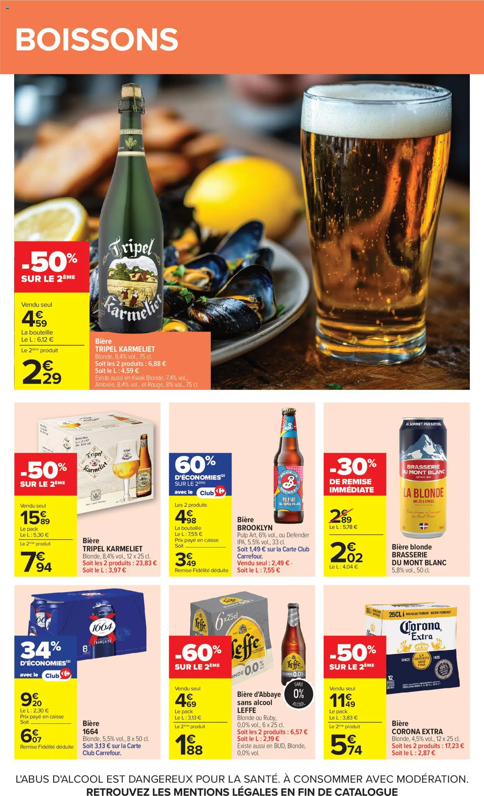{H1} | Page: 41 | Produits: Alcool, Bière blonde, Bière, Corona extra