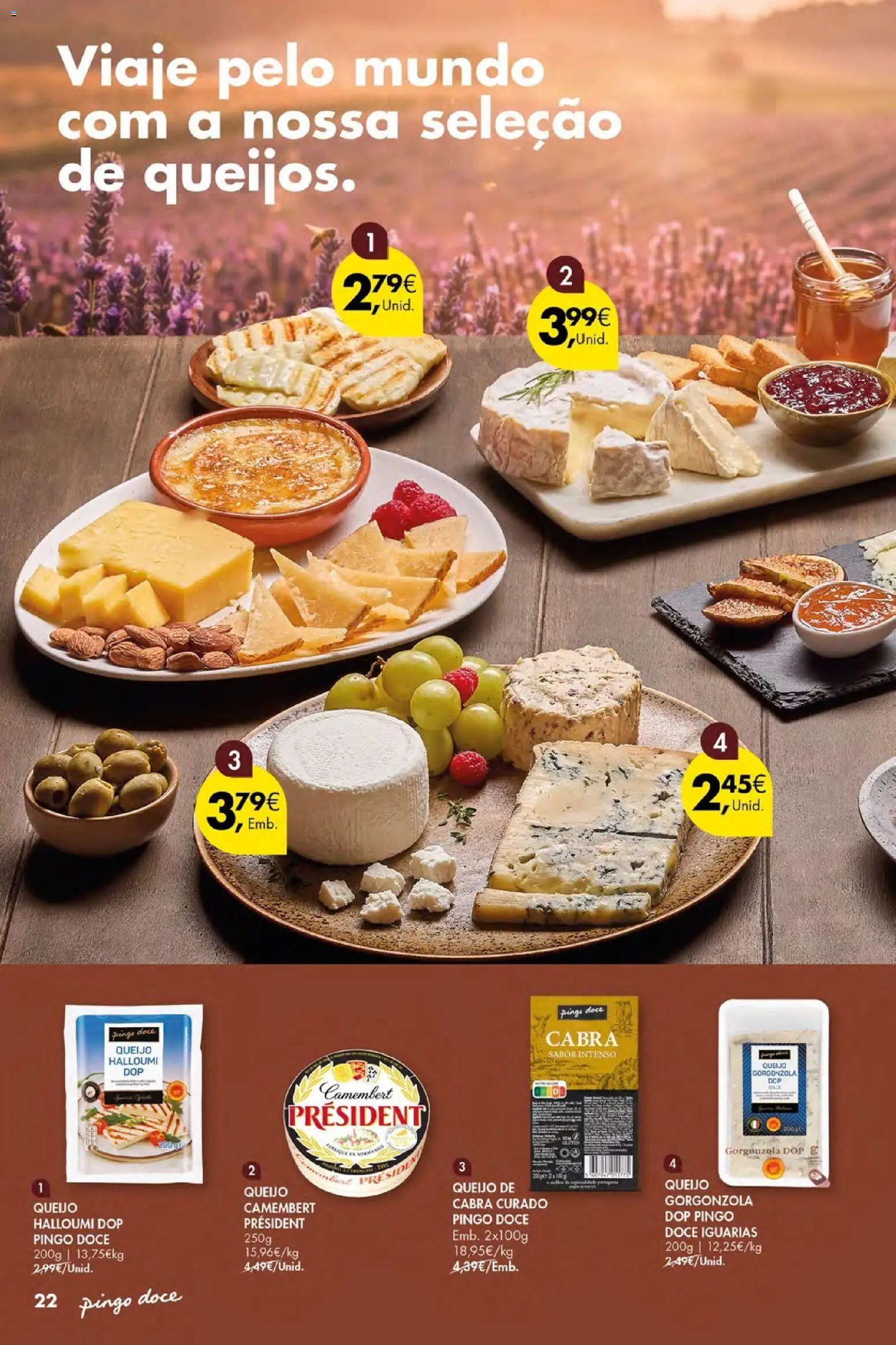 Pingo Doce Folheto Vinhos Frescos Açores │ válido de 02/07/2026 | Página: 22 | Produtos: Queijo