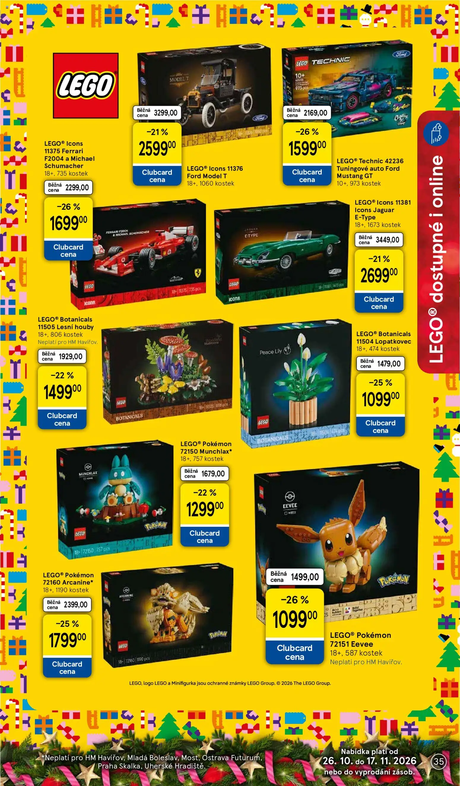 Tesco leták - Vánoční katalog hraček od 26.10.2026 | Strana: 35
