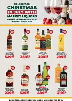 Diamond Discount Liquors specials catalogue – valid from 20/07/2026