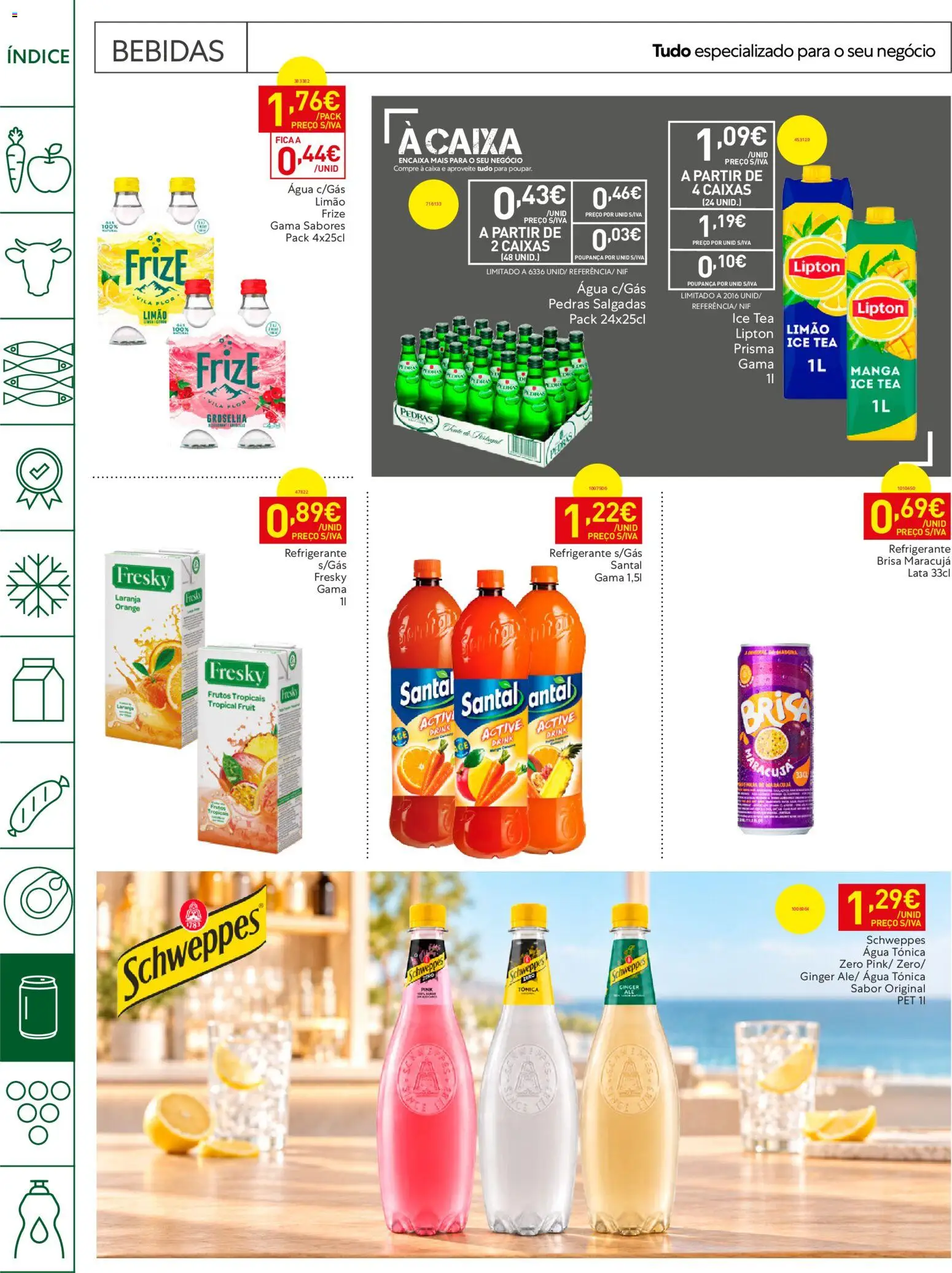 Recheio Horeca Madeira │ válido de 22/09/2026 | Página: 20 | Produtos: Agua, Manga, Bebidas, Caixa
