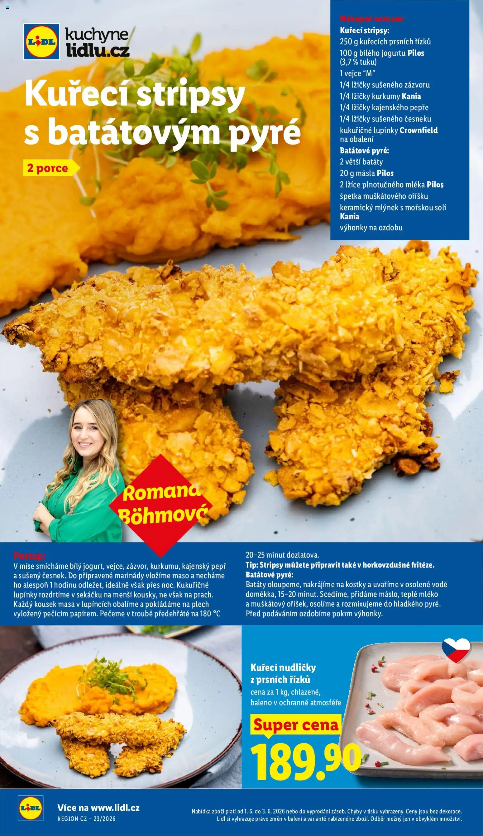 Lidl leták od 01.06.2026 | Strana: 49 | Produkty: Plech, Mlýnek, Kuřecí stripsy, Kuchyně