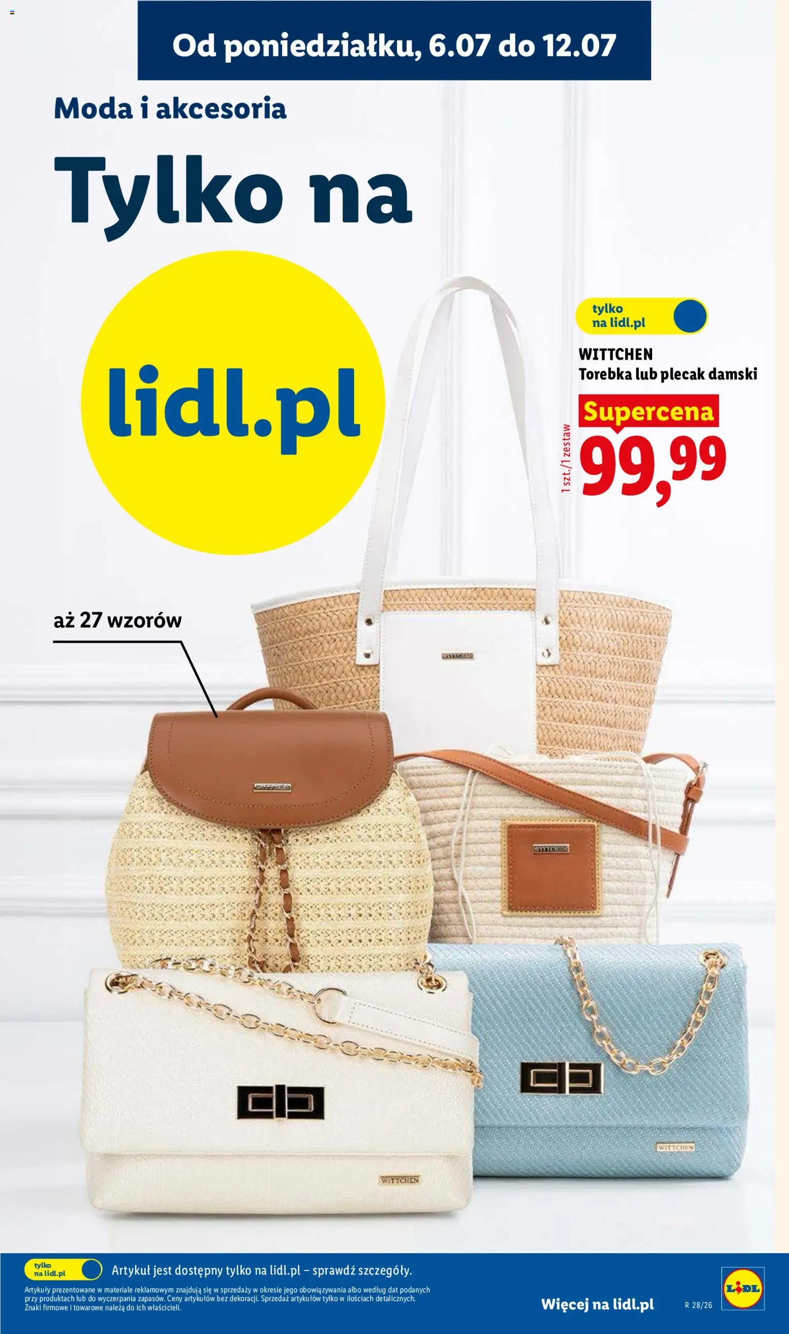 Lidl Katalog od 06.07.2026 | Strona: 25 | Produkty: Torebka, Plecak
