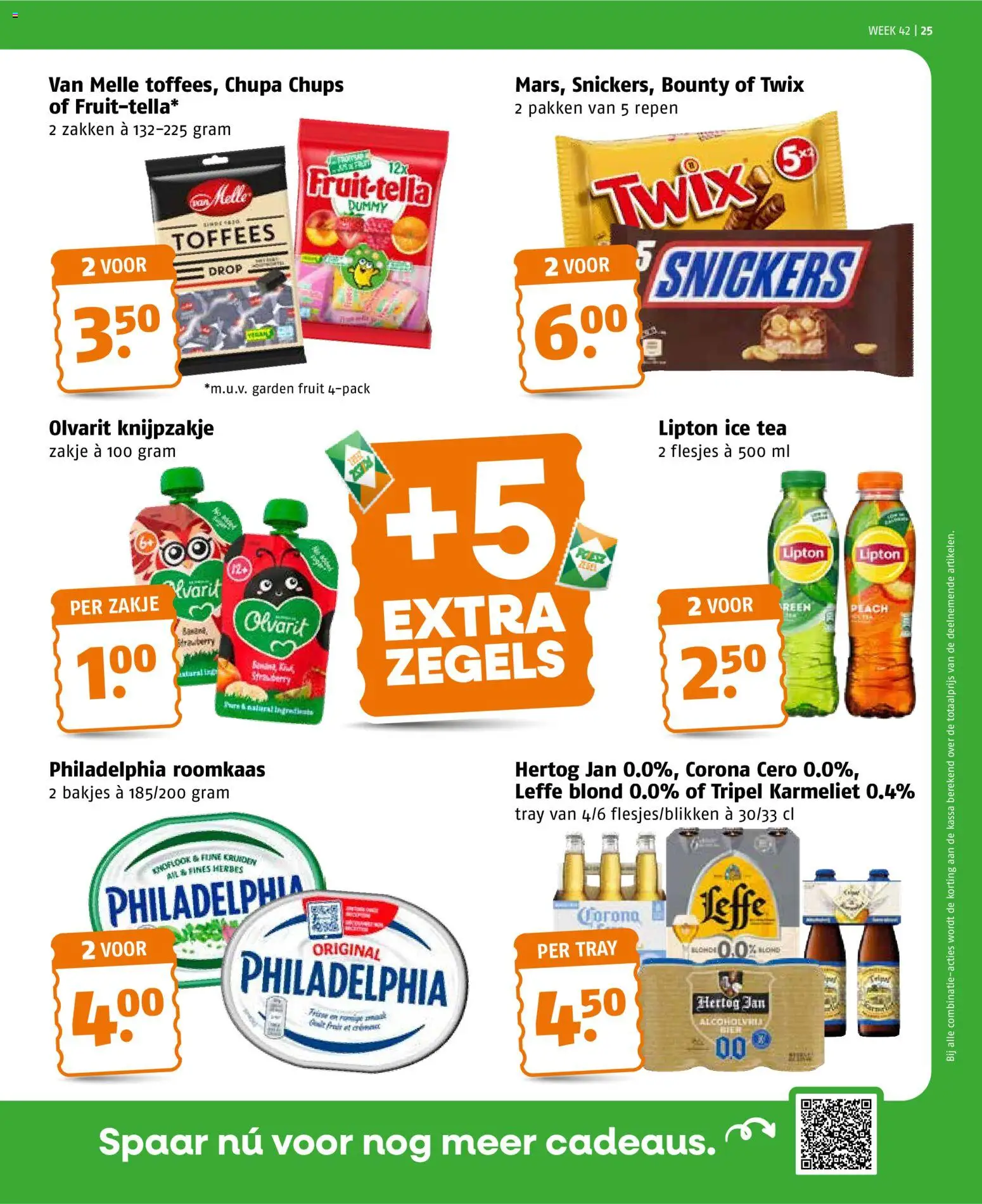 {H1} | Pagina: 25 | Producten: Snickers, Ice Tea, Knoflook, Repen