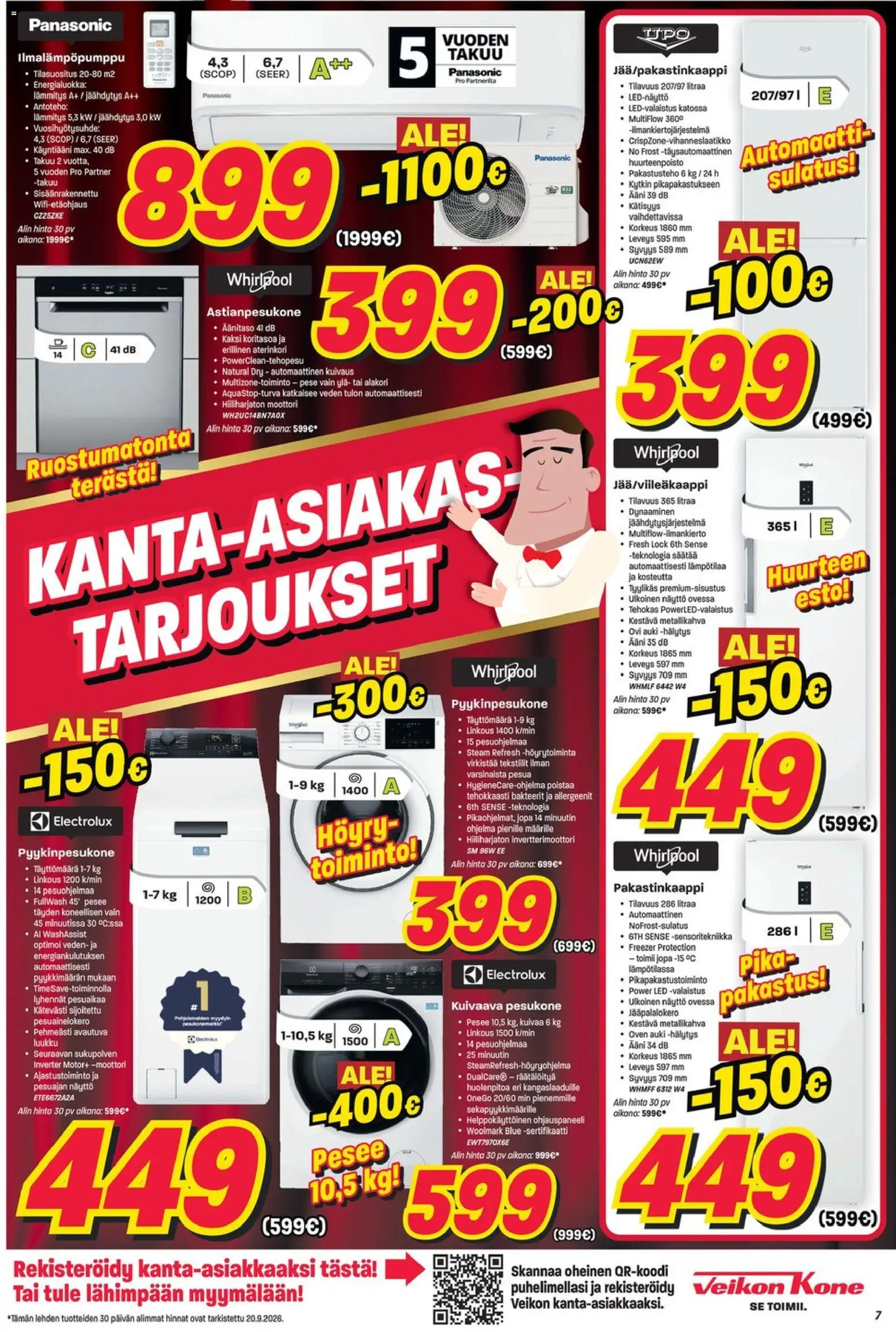 Veikon Kone tarjoukset – voimassa 21/09/2026 alkaen | Sivu: 7