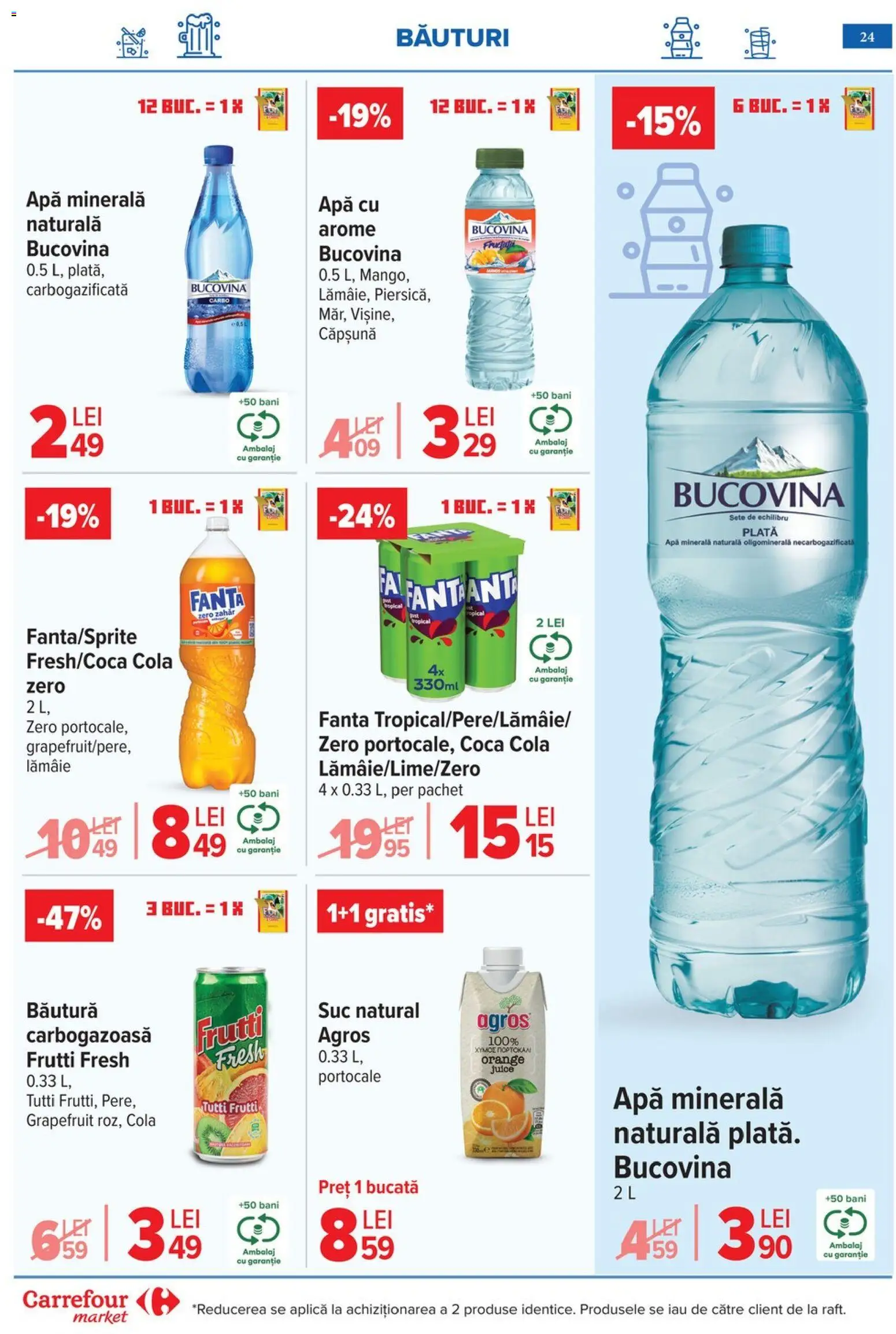 Noul catalog Carrefour – valabil de la 06.05.2026 | Pagină: 27 | Produse: Suc, Portocale, Apă, Zahăr