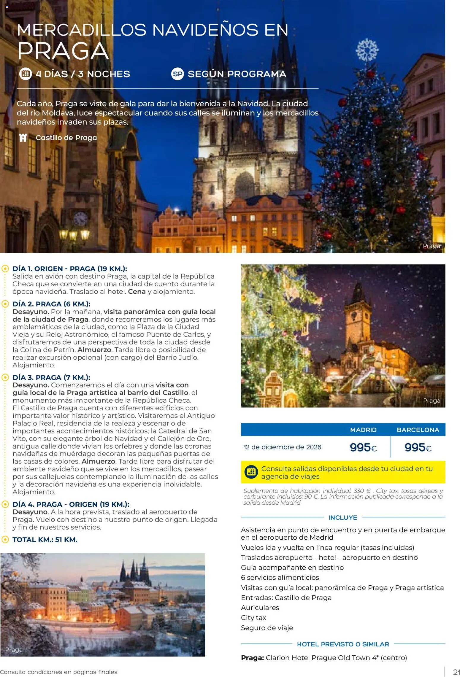 Viajes El Corte Inglés Club de Vacaciones otoño primavera │ válido desde el 01/09/2026 | Página: 21 | Productos: Reloj, Iluminación, Decoración, Puertas
