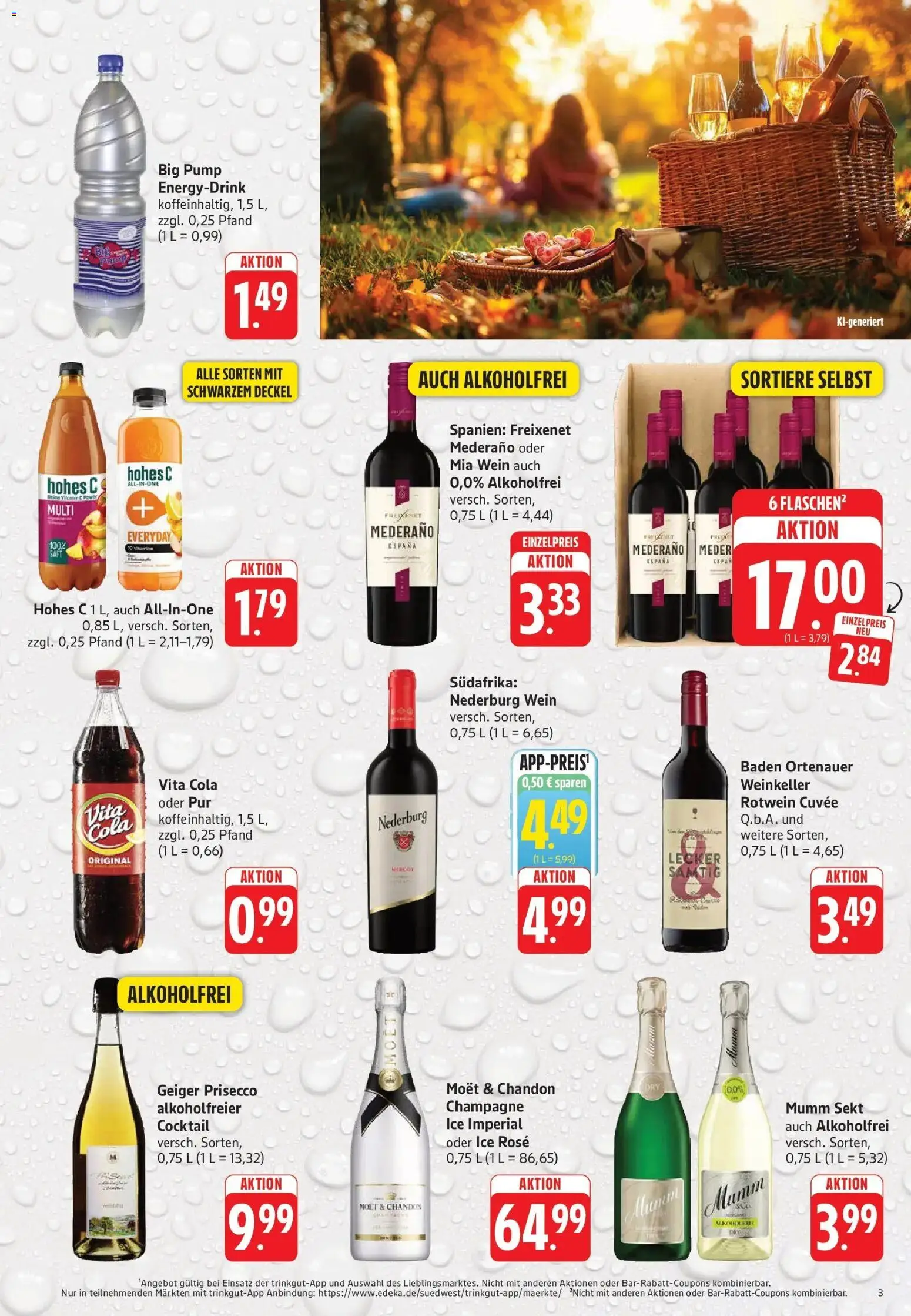 Trinkgut Prospekt St. Leon-Rot (ab 26.10.2026) » Angebote online | Seite: 3 | Produkte: Mumm sekt, Freixenet, Rotwein, Merlot