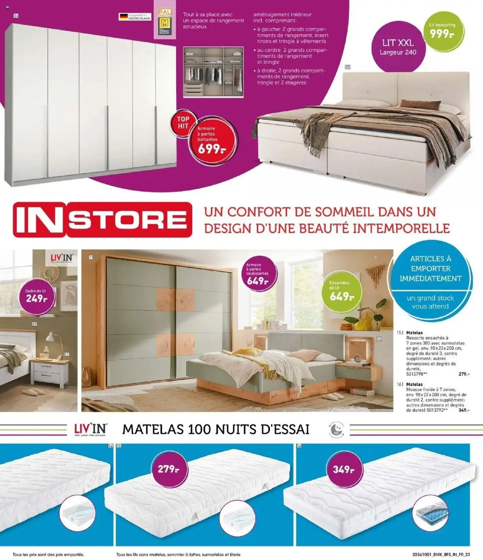 Möbel Martin - Möbel Martin: Offres hebdomadaires à partir du 01/10/2026 - promo en ligne | Page: 23 | Produits: Surmatelas, Mousse, Portes, Literie