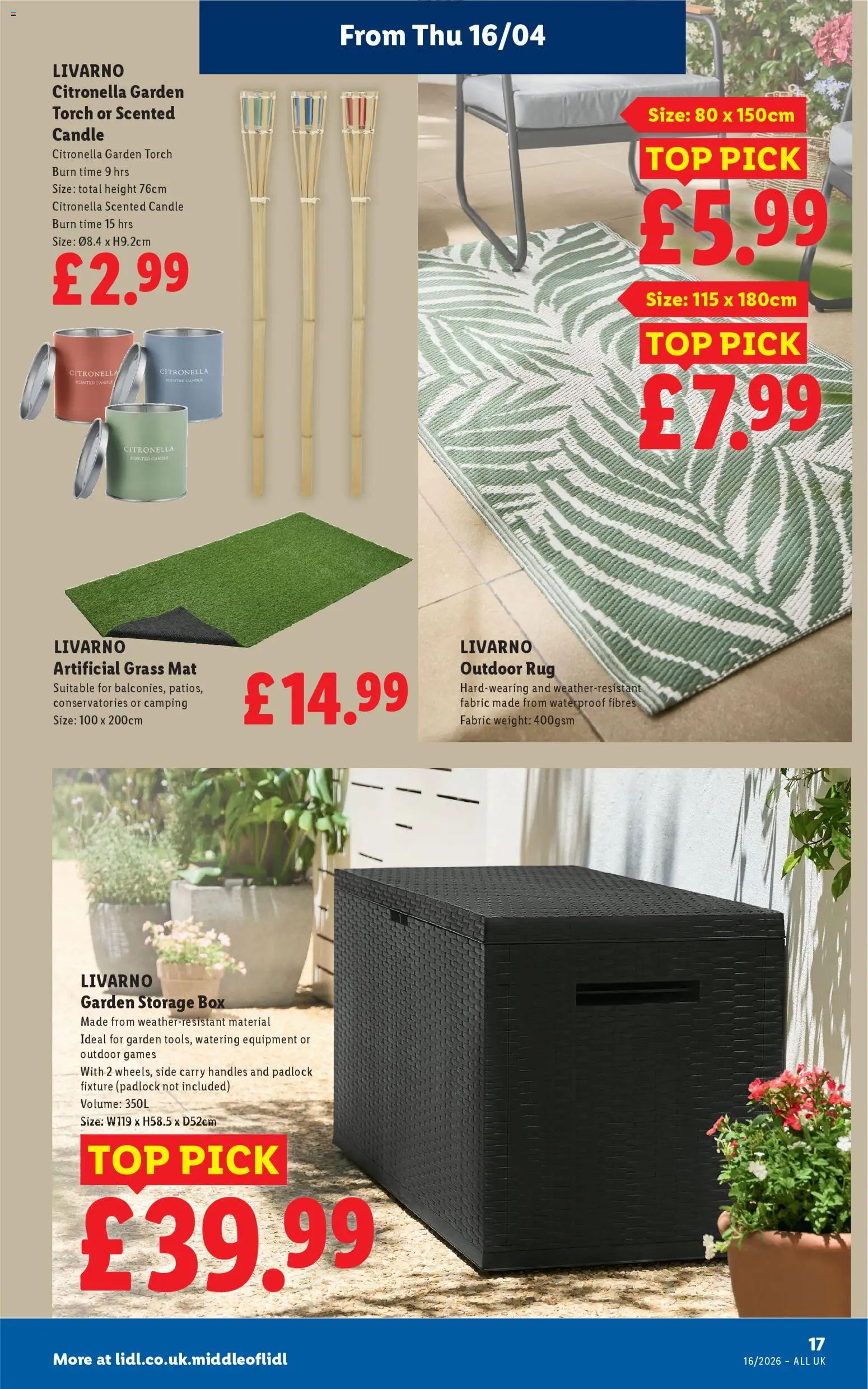 {H1} | Page: 19 | Products: Rug, Garden storage box, Handles, Weight