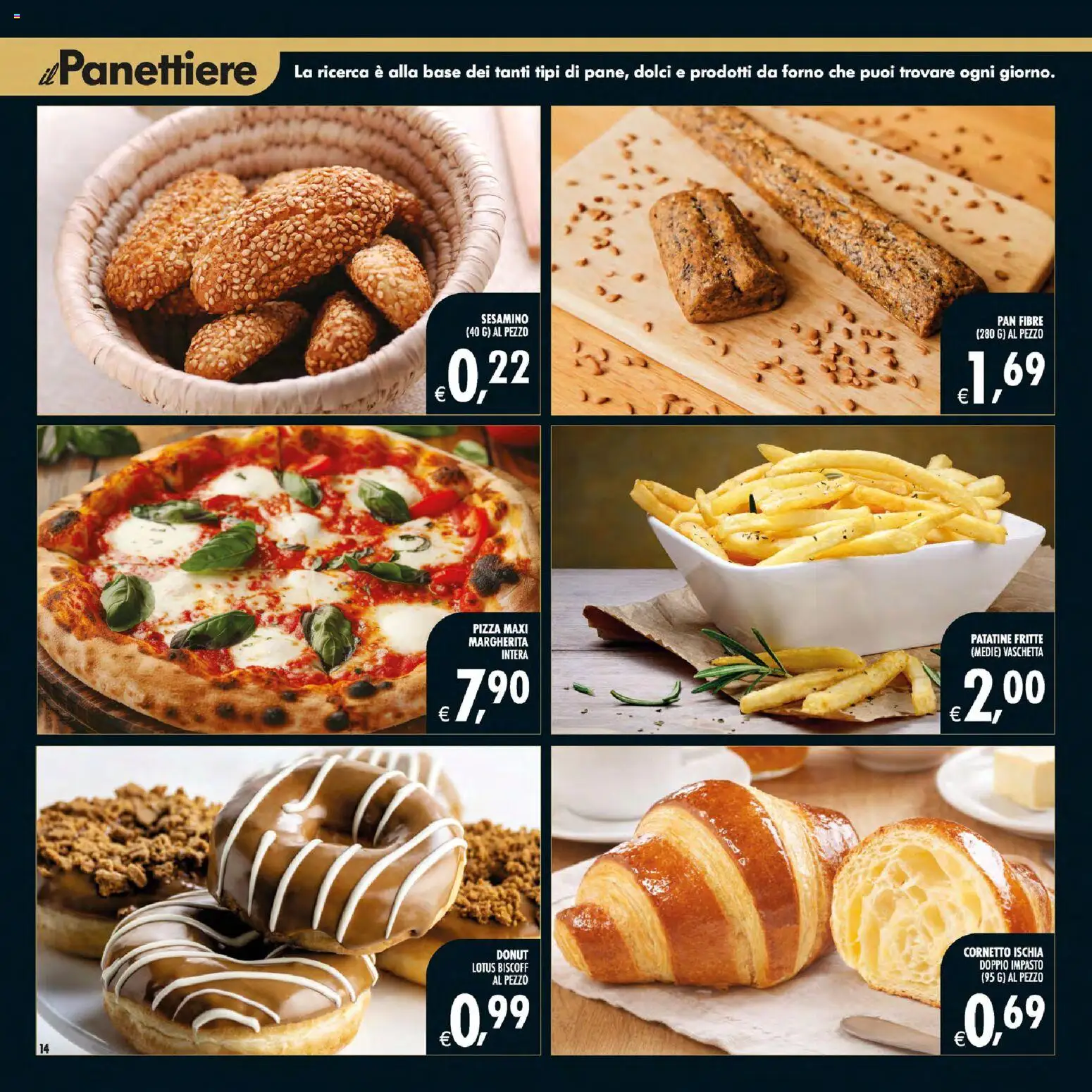 Volantino Decò del 01/09/2026 | Pagina: 14 | Prodotti: Cornetto, Patatine, Impasto, Dolci