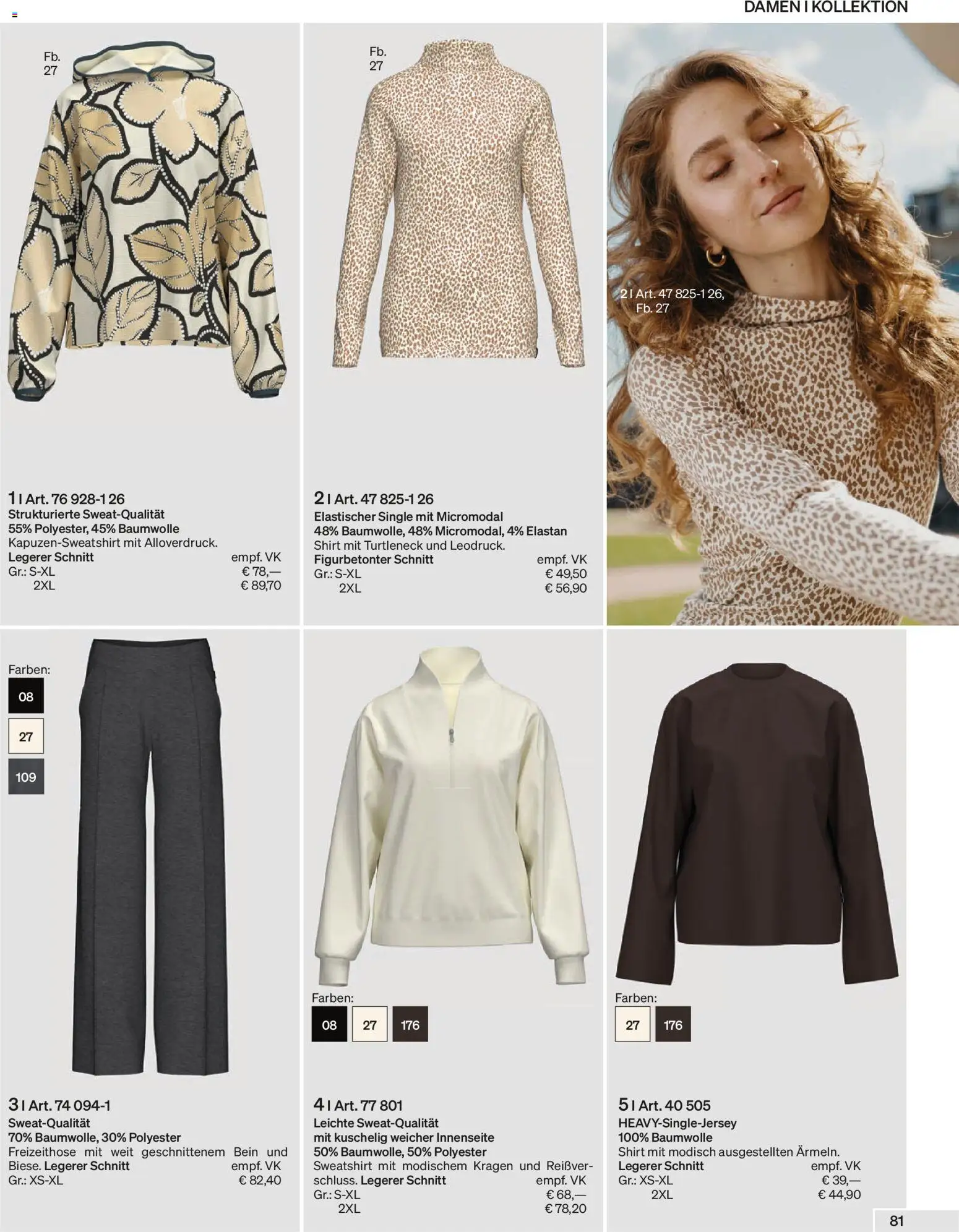 Trigema Prospekt – gültig ab 01.09.2026 | Seite: 82 | Produkte: Shirt, Sweatshirt, Turtleneck