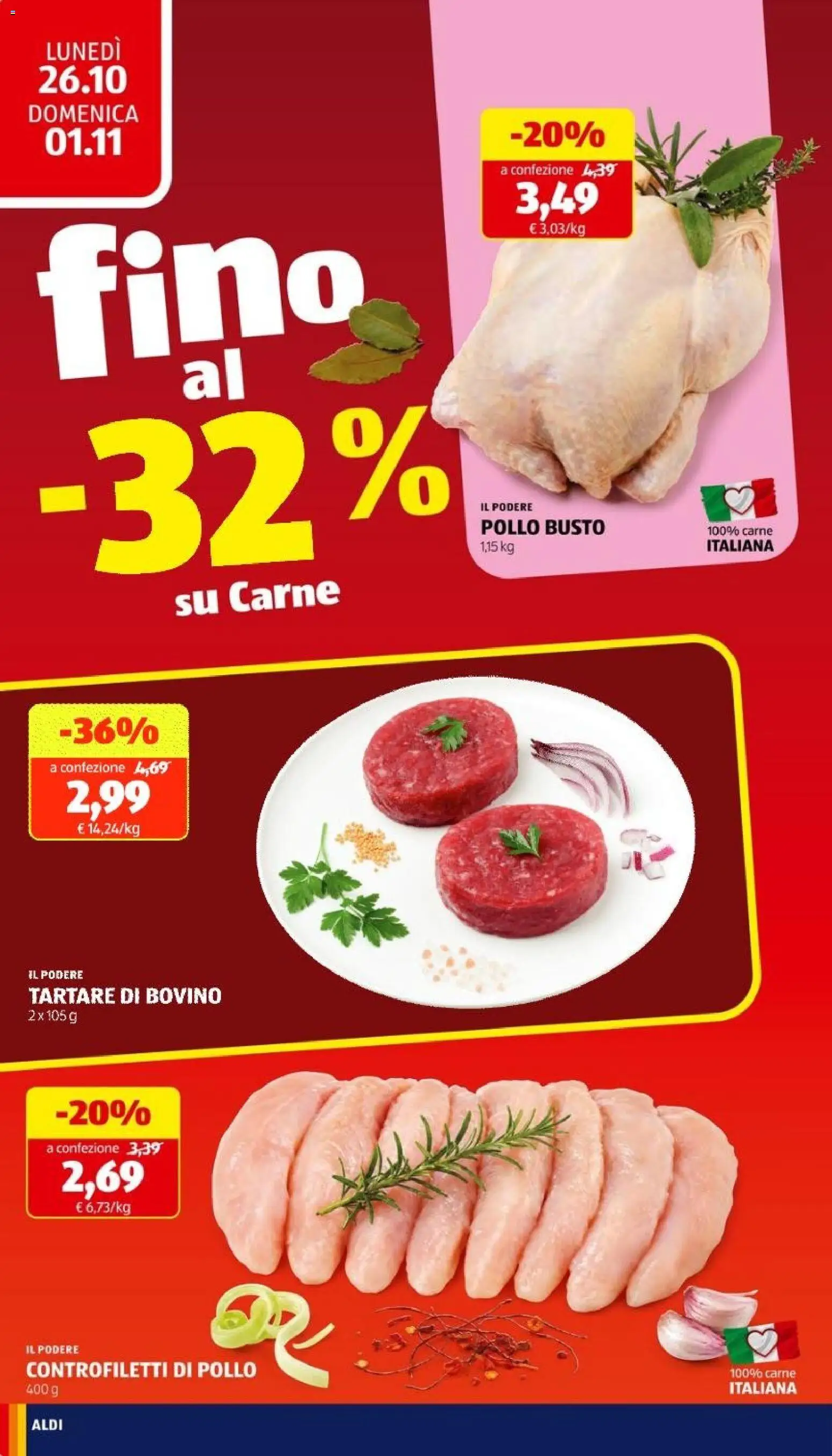 Volantino Aldi del 26/10/2026 | Pagina: 6