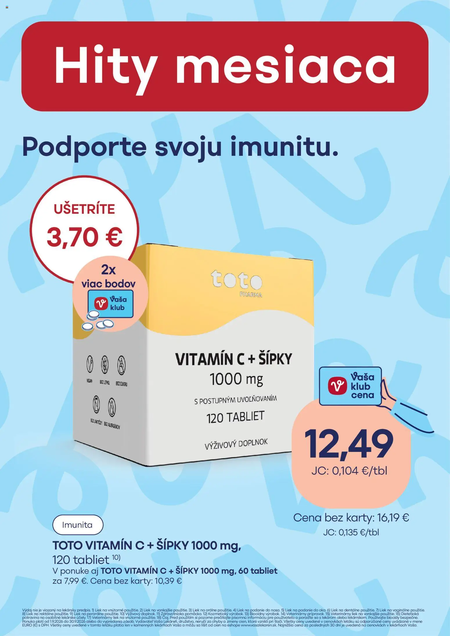 Nové Vaša lekáreň akcie – leták je platný od 01.09.2026 | Strana: 18