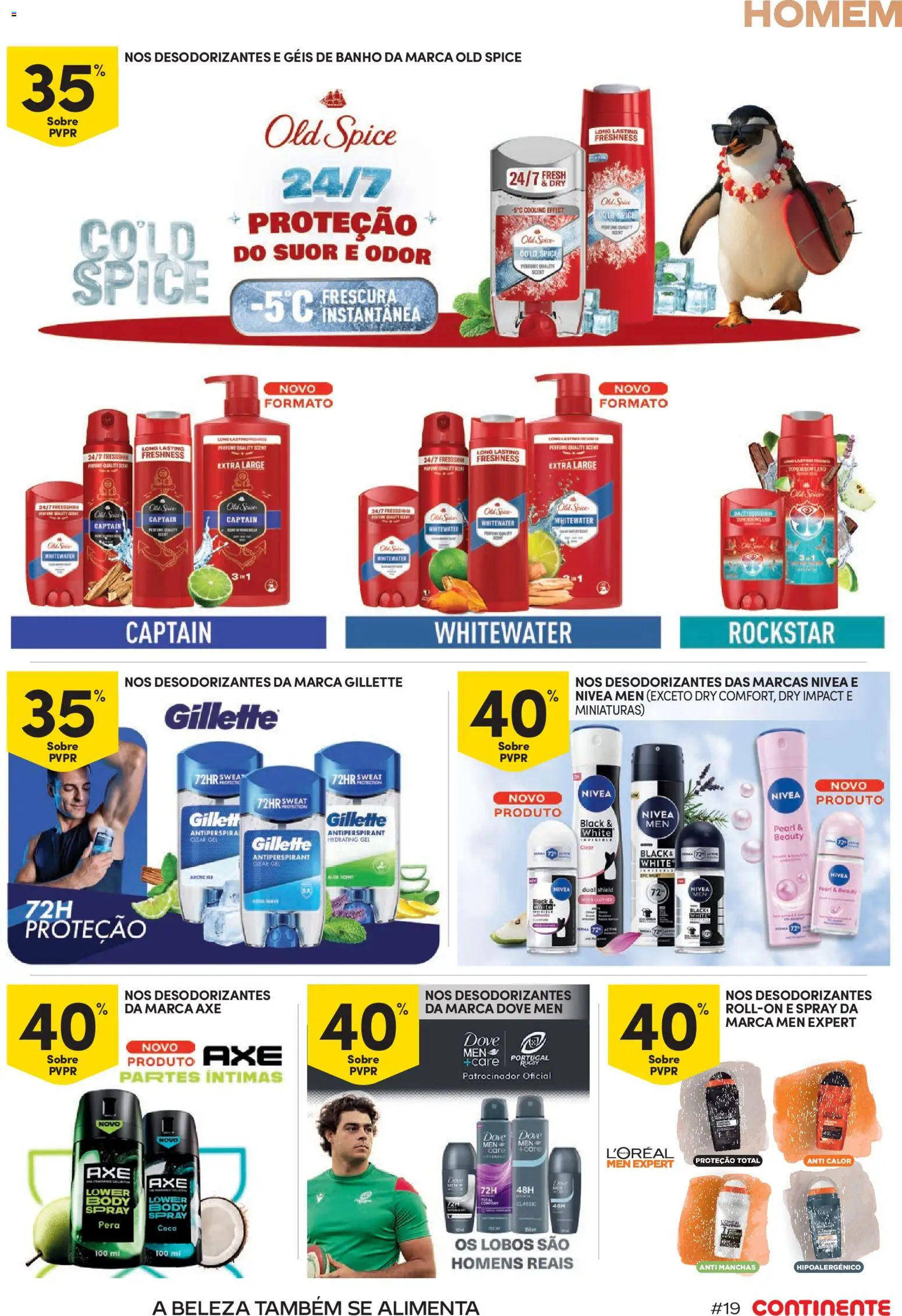 Continente Beleza Receita perfeita para um cuidado total │ válido de 18/08/2026 | Página: 19 | Produtos: Perfume, Banho