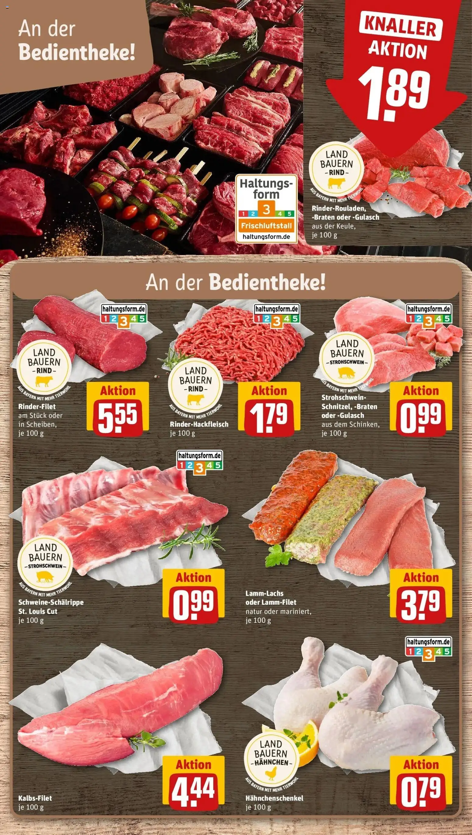 Rewe Prospekt Bamberg – gültig ab 08.06.2026 | Seite: 8 | Produkte: Hahnchen, Hahnchenschenkel, Rinderfilet, Spare ribs
