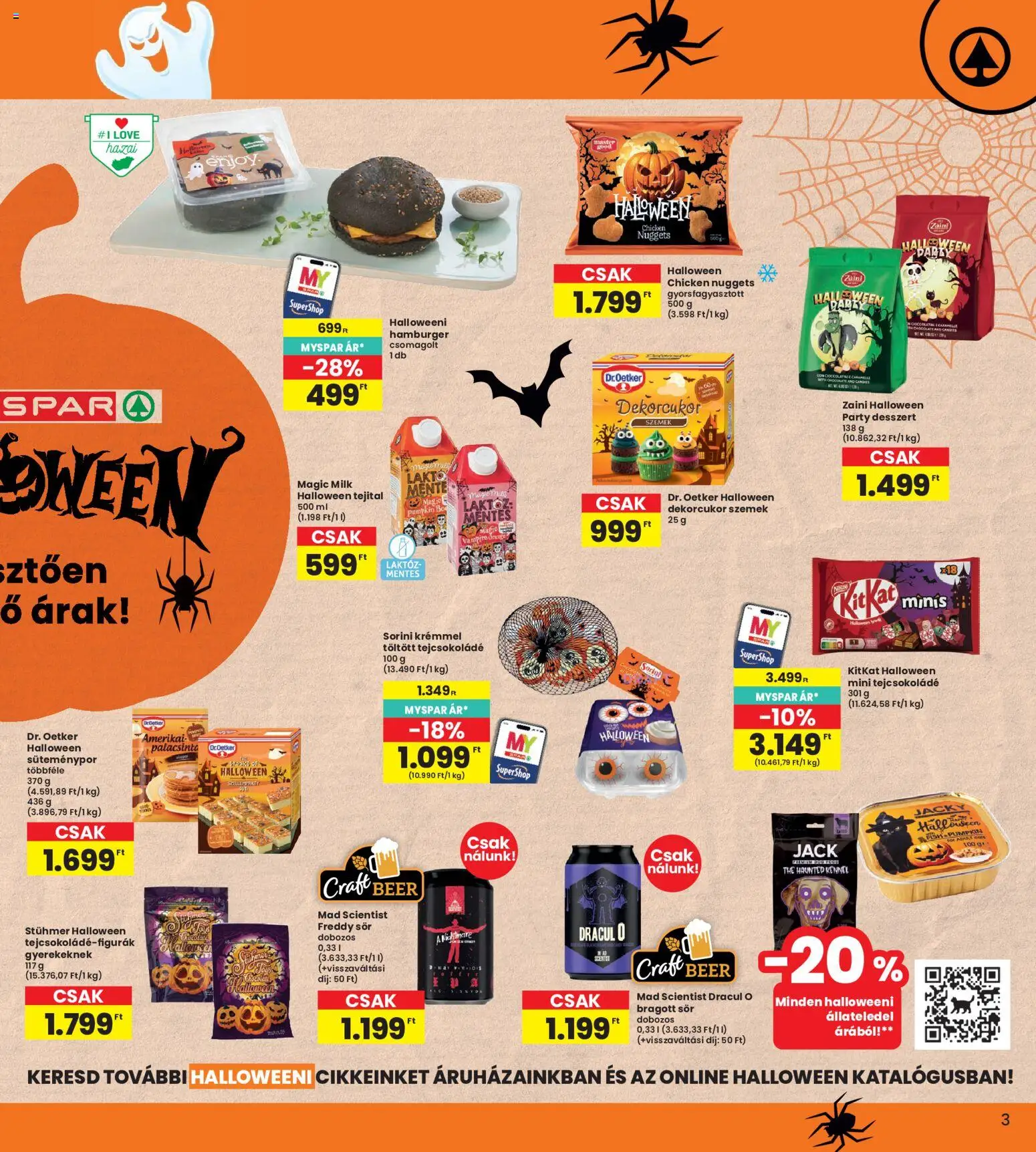 Interspar akciós ujság - amely érvényes a következő dátumtól: 2026.10.01. | Oldal: 3 | Termékek: Stühmer, Hamburger, Bor, Állateledel