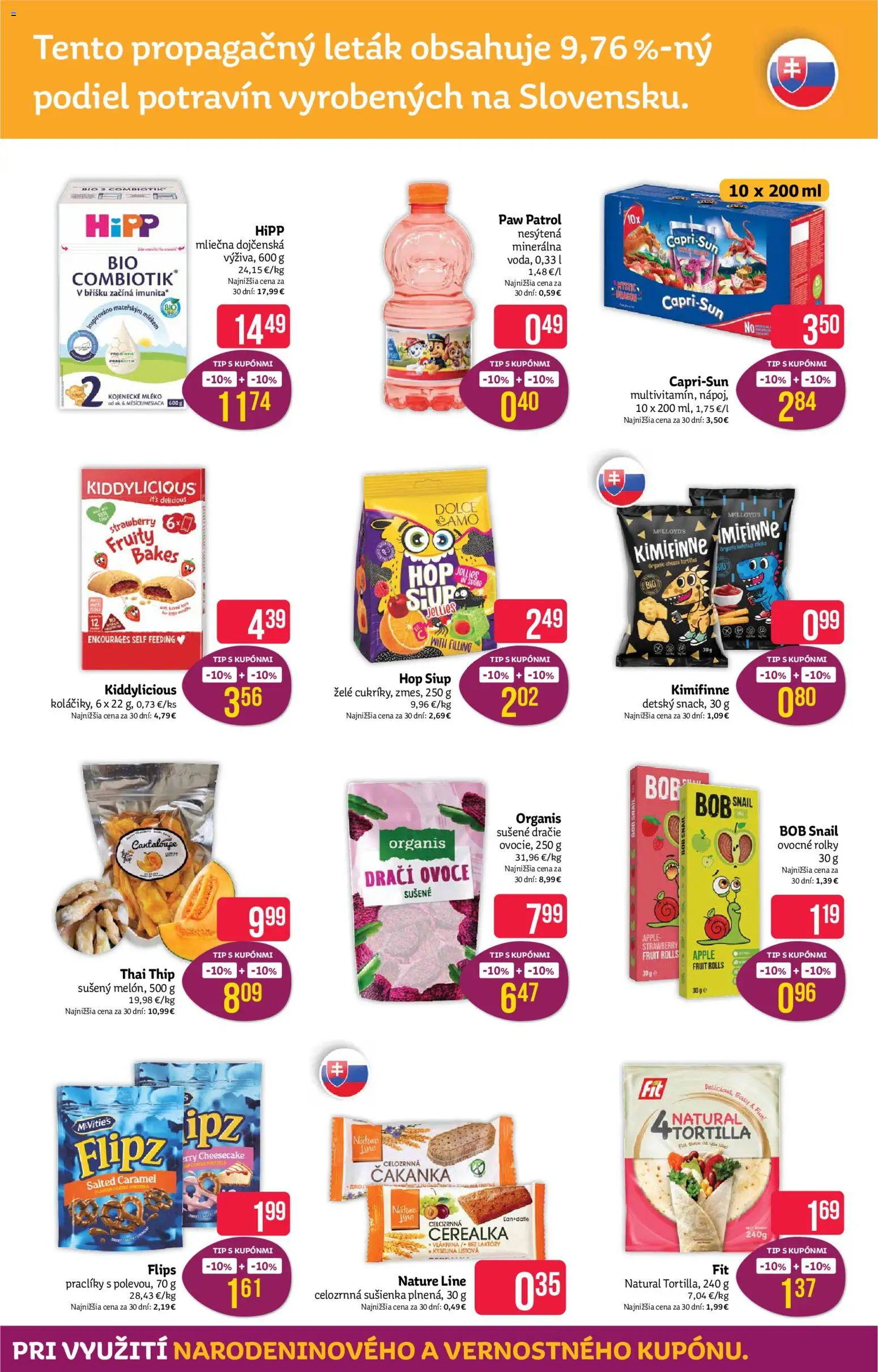 Nové Teta drogerie akcie – leták je platný od 12.10.2026 | Strana: 11 | Produkty: Tortilla, Apple