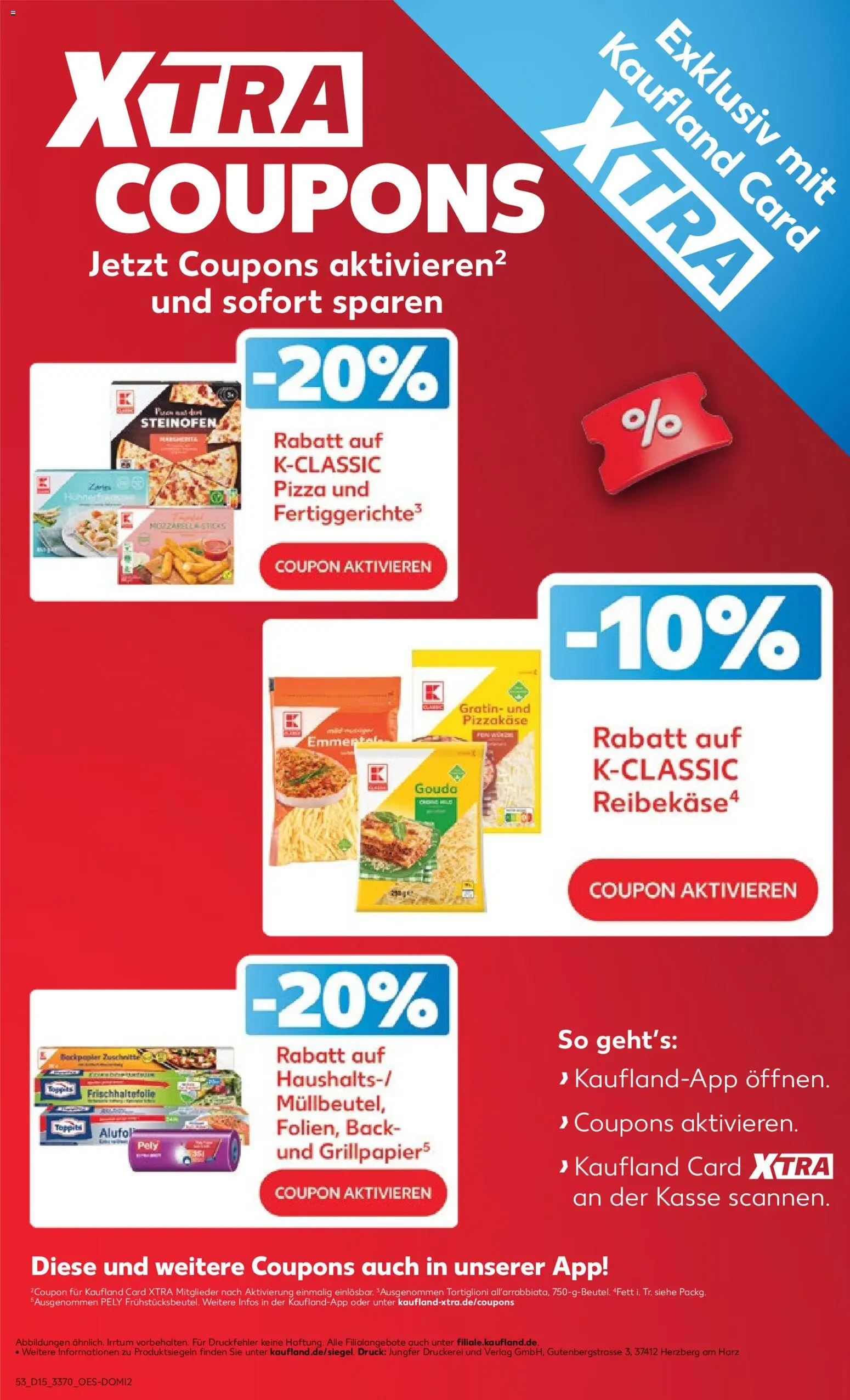 Kaufland Prospekt – gültig ab 09.04.2026 | Seite: 53 | Produkte: Mozzarella, Fertiggerichte, Pizza, Reibekase