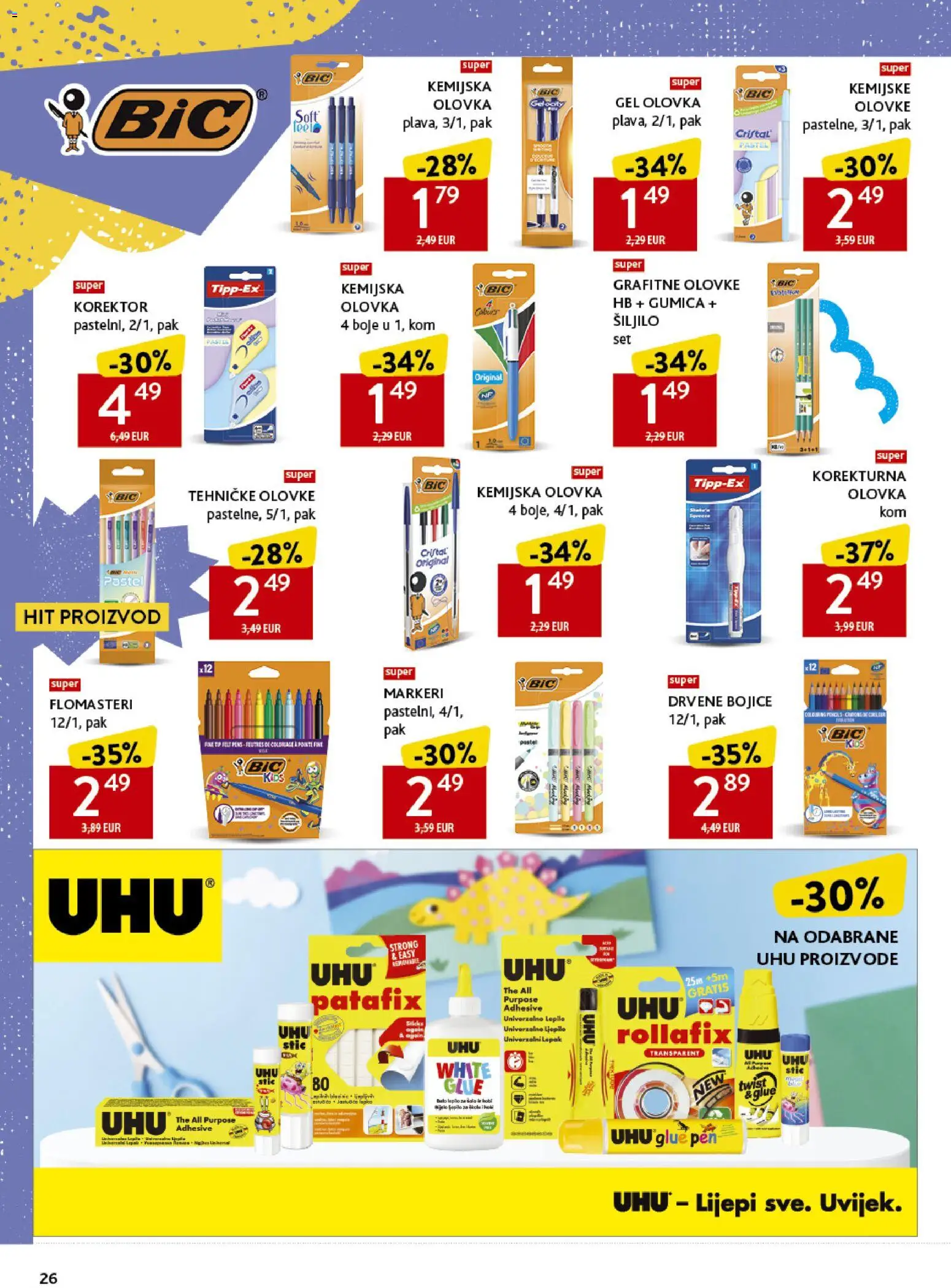 Konzum HR akciós ujság - amely érvényes a következő dátumtól: 2026.08.17. | Oldal: 26 | Termékek: Gél