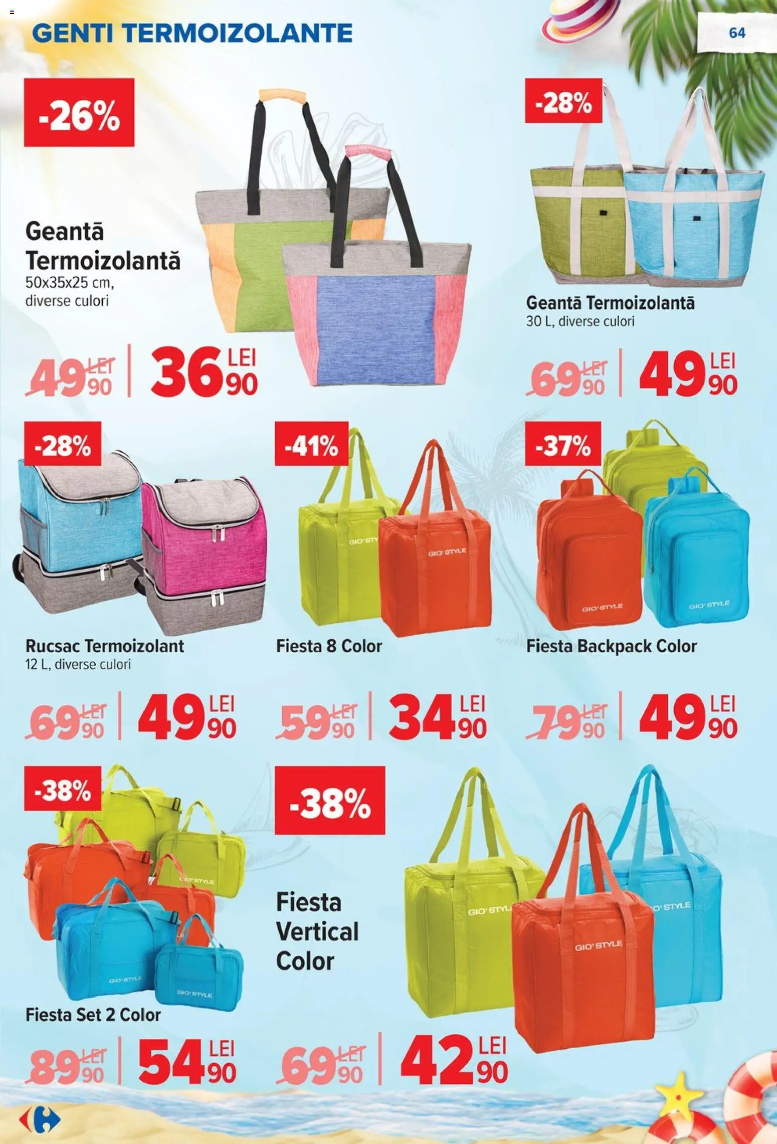 Noul catalog Carrefour – valabil de la 17.06.2026 | Pagină: 65 | Produse: Delgeç, Geantă, Rucsac