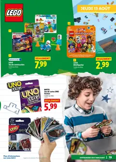 LIDL - Prévisualisation de LIDL catalogue Préparez la rentrée valide à partir de 13/08/2026 | Page: 19 | Produits: Légo, Thé
