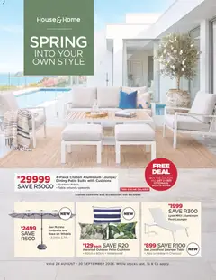 House and Home specials catalogue – valid from 24/08/2026