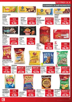 Náhled letáku Pistácie pražené solené, pistácie 250 g od 26.08.2026 | Strana: 37