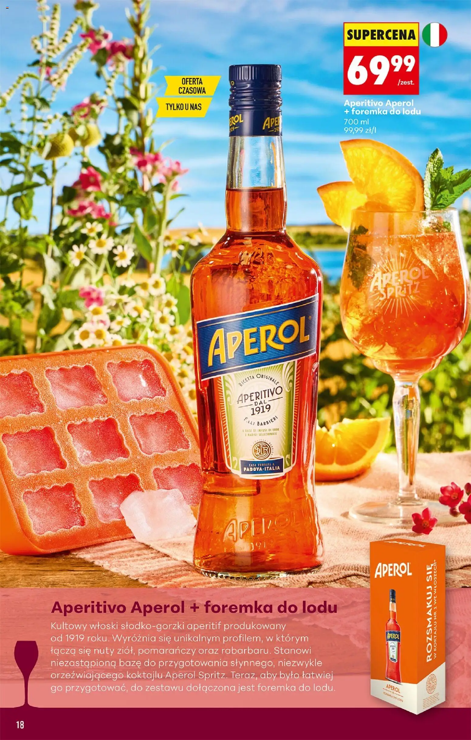 Biedronka Polsko leták - Czas na toast od 27.07.2026 | Strana: 18 | Produkty: Spritz, Aperitivo, Aperol