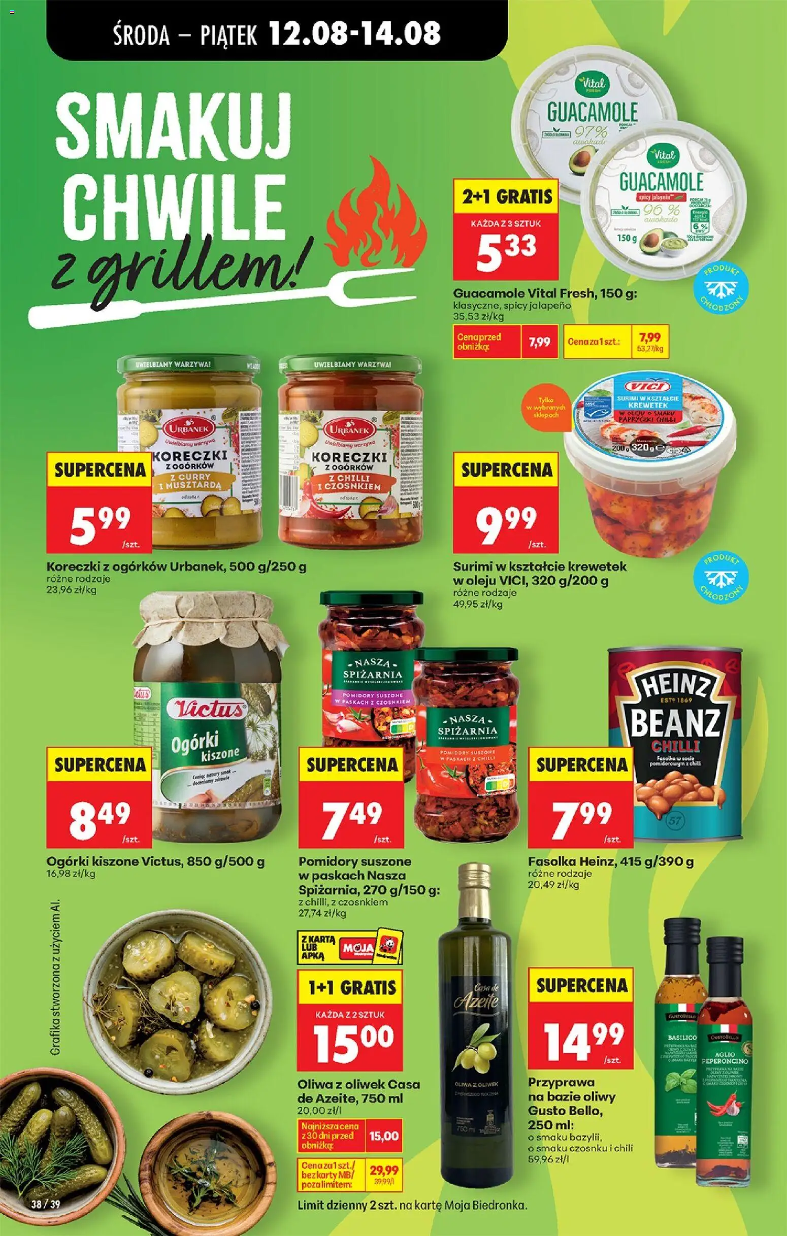 Biedronka Polsko leták - Codziennie niskie ceny od 12.08.2026 | Strana: 56 | Produkty: Chilli, Surimi, Guacamole