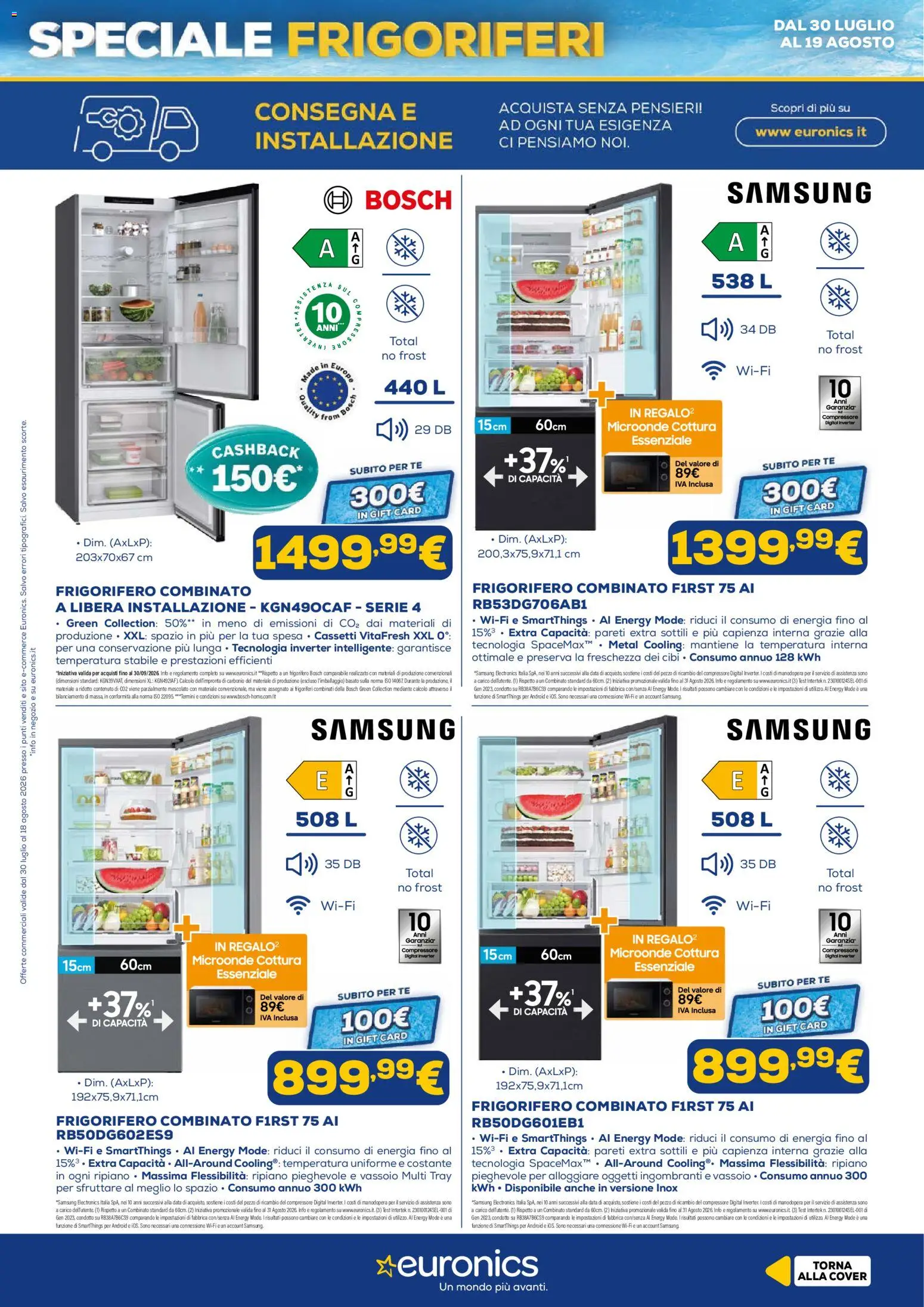 Volantino Euronics del 30/07/2026 | Pagina: 8