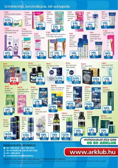 ÁRKLUB akciós újság - amely érvényes a következő dátumtól: 01.04.2026 | Oldal: 32 | Termékek: Body, Borotva, Borotvagél, Borotvahab