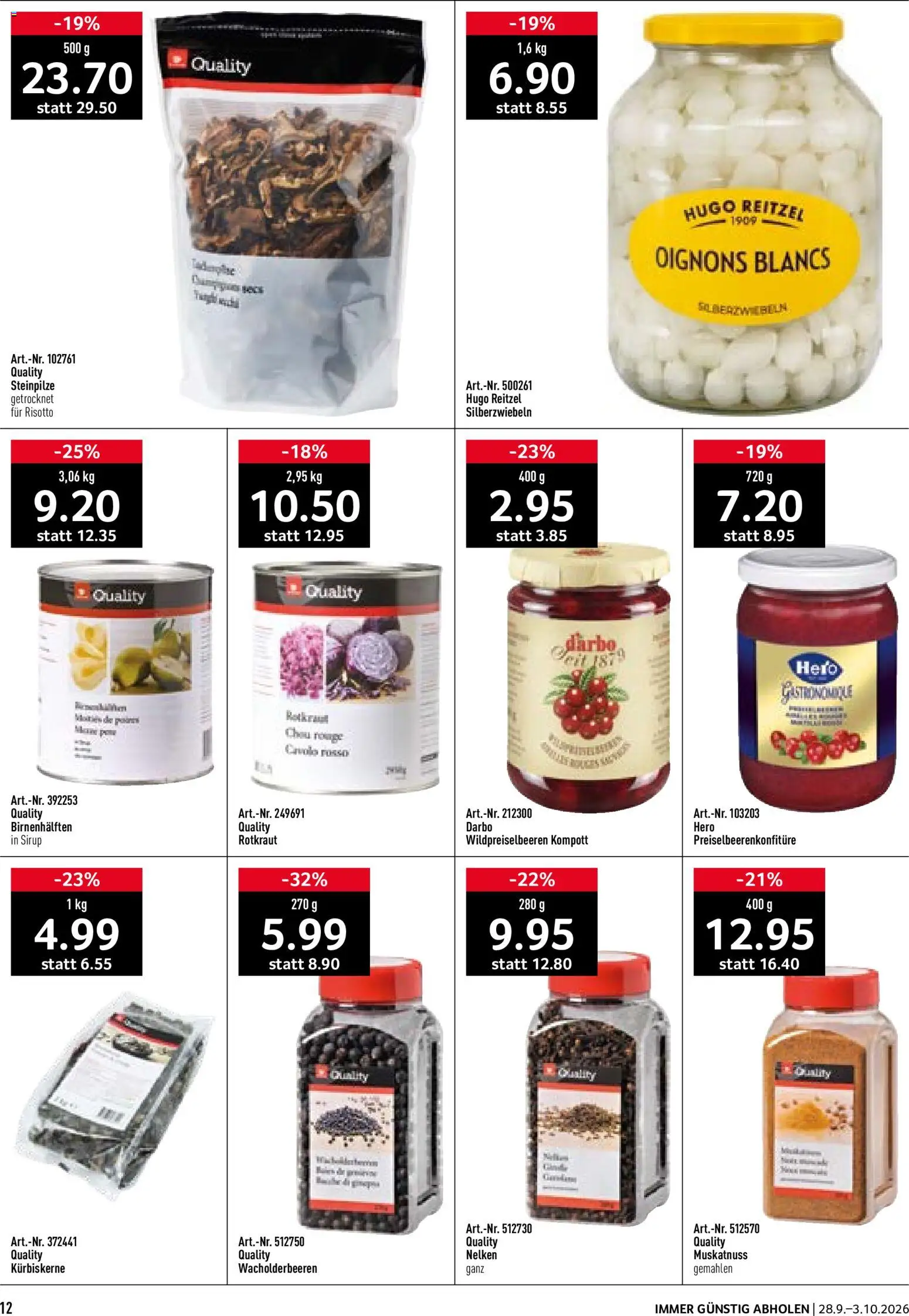 Prodega aktionen Wild – gültig ab 28.09.2026 | Seite: 12 | Produkte: Sirup, Rouge