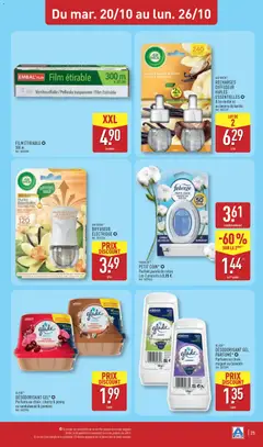 Aldi - Prévisualisation de GLADE® DÉSODORISANT GEL PARFUMÉ*, Parfums au choix : muguet ou lavande. valide à partir de 20/10/2026 | Page: 27 | Produits: Parfum, Diffuseur, Rouleau, Beurre