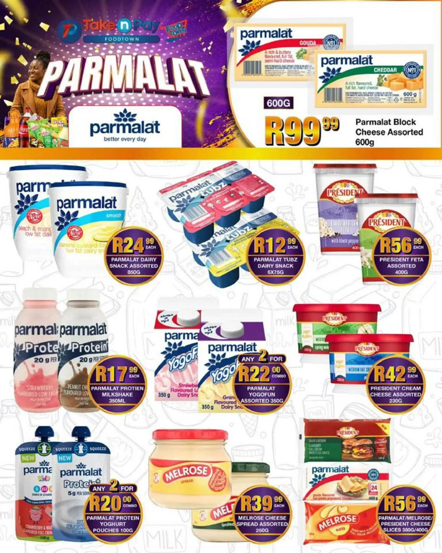 New Take n Pay catalogue – valid from 04.05.2026 | Page: 26 | Products: Custard, Yoghurt, Detergente líquido, Cream