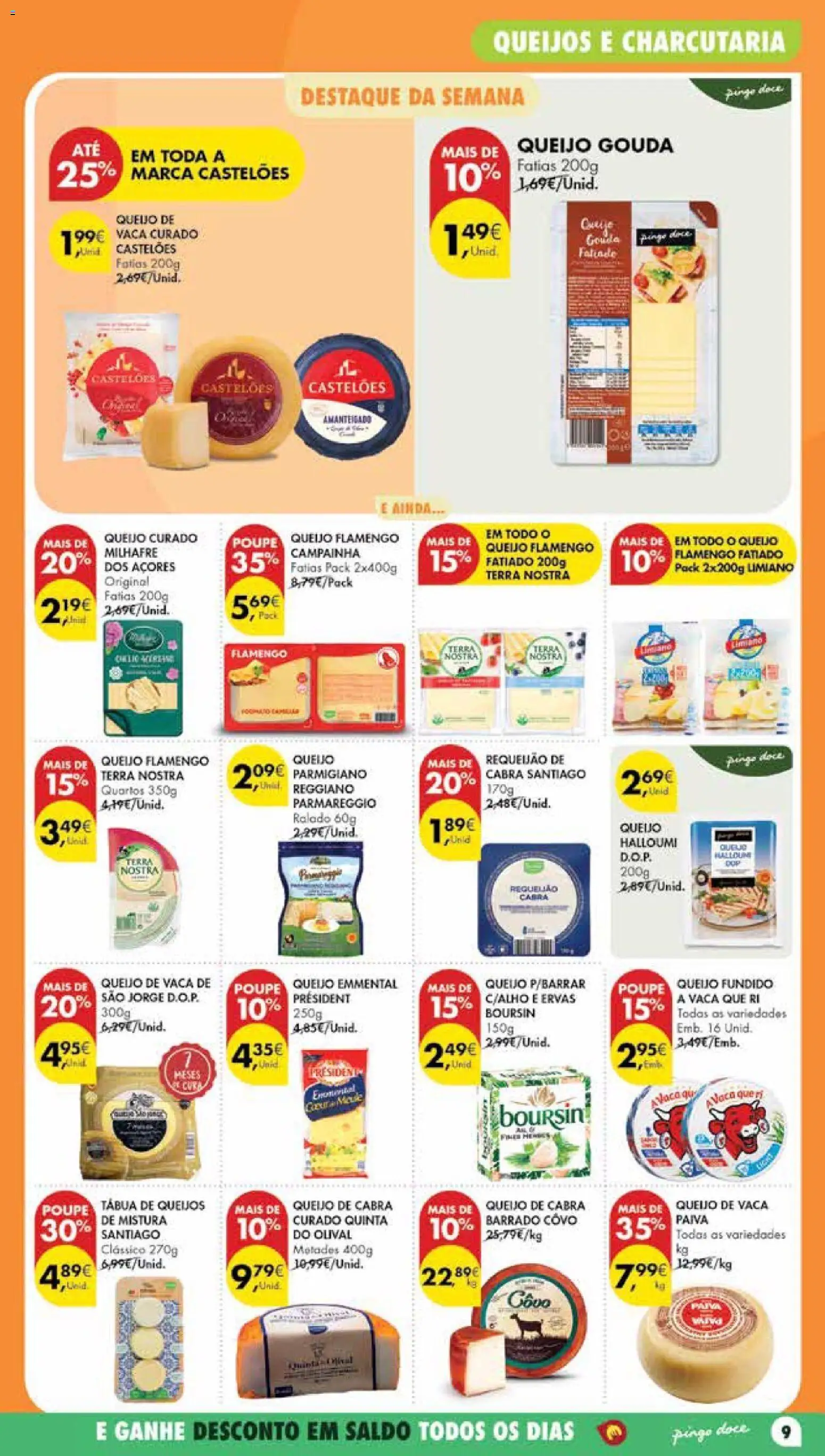 Pingo Doce Poupe Esta Semana Madeira │ válido de 07/07/2026 | Página: 9 | Produtos: Tábua, Campainha, Queijo, Requeijão