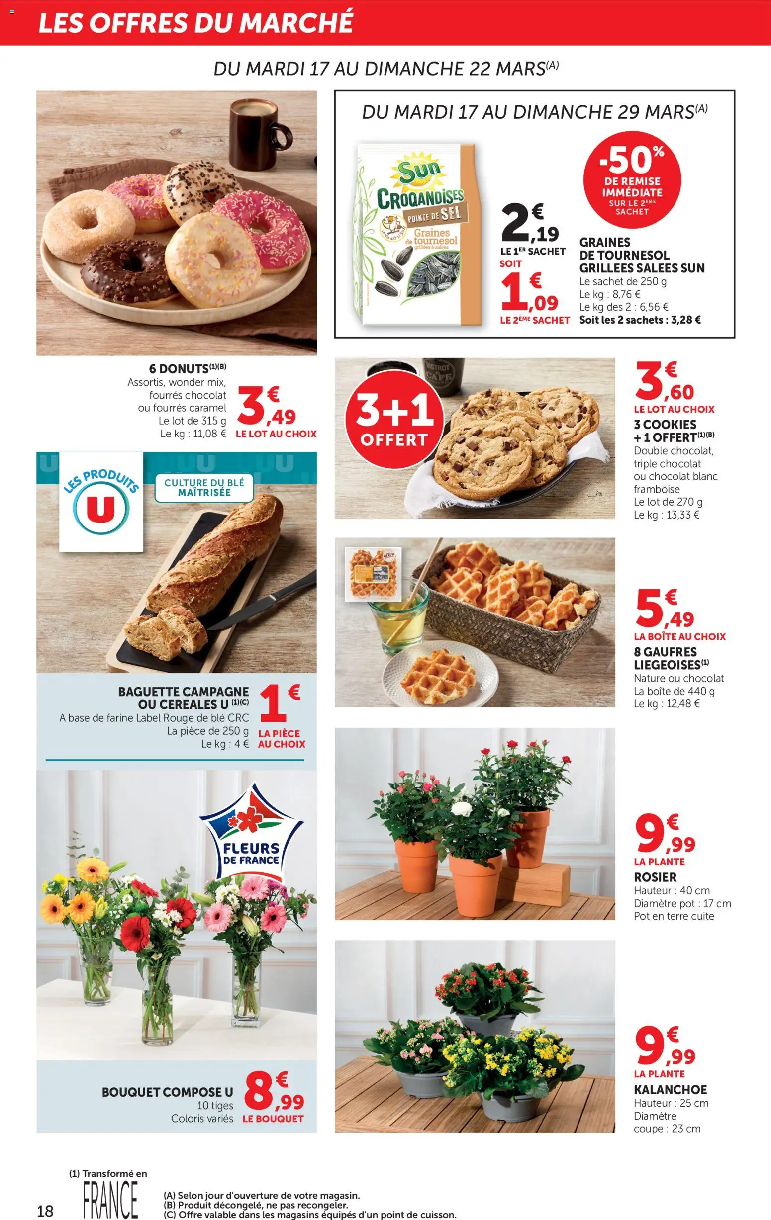 {H1} | Page: 18 | Produits: Rosier, Sel, Café, Chocolat