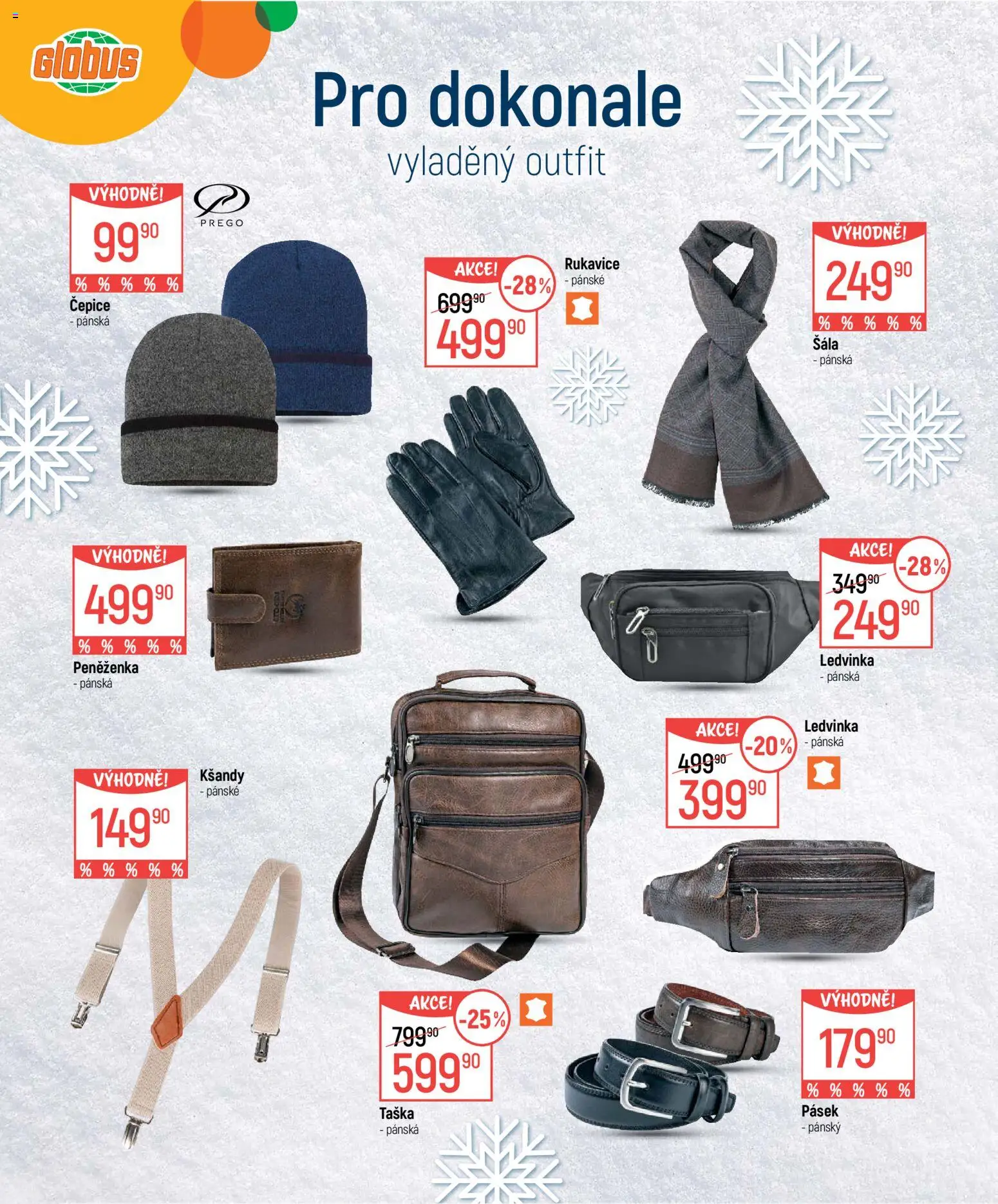 Globus leták - Zima od 13.10.2026 | Strana: 18 | Produkty: Globus, Šála, Rukavice, Taška